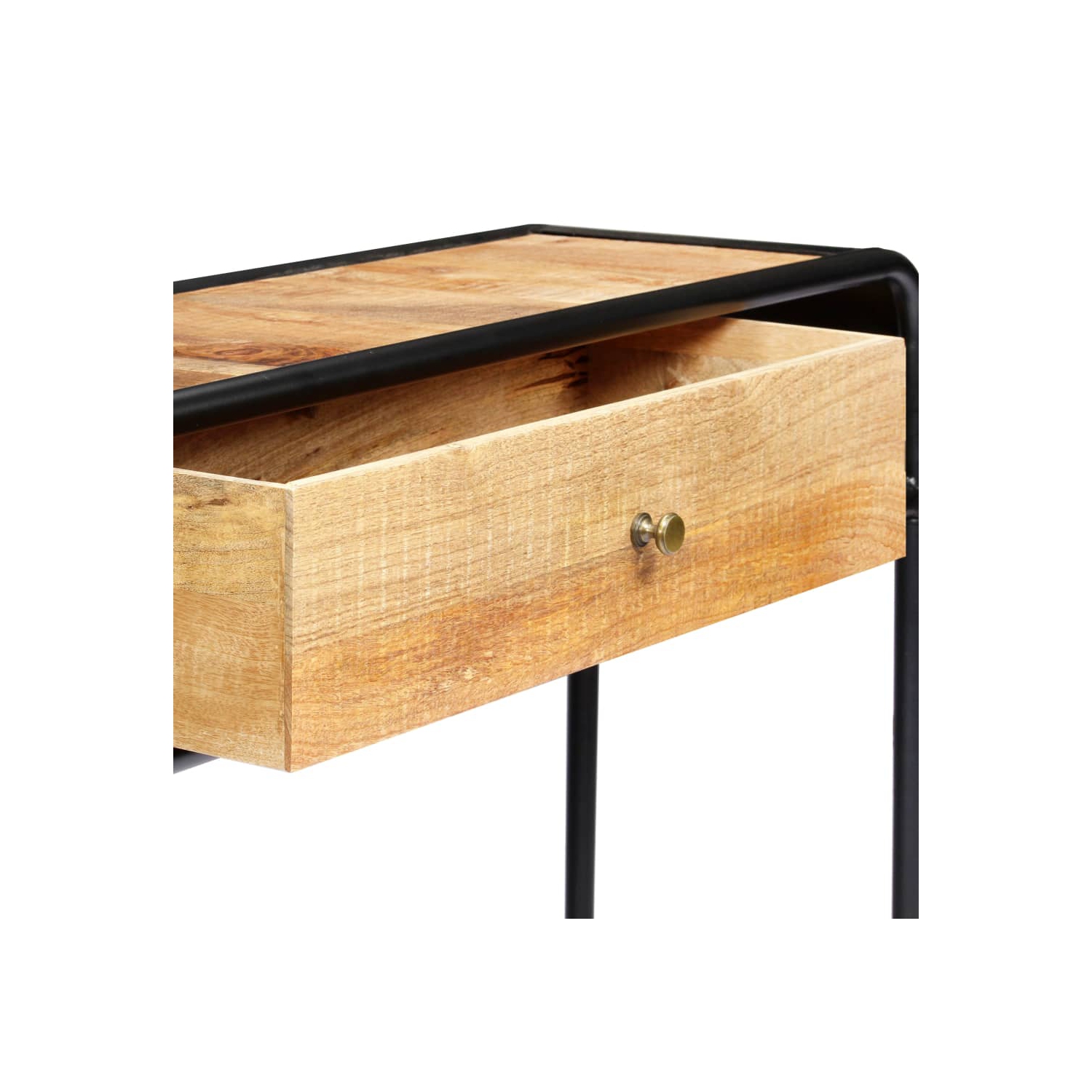 vidaXL Console Table 46.5"x11.8"x29.5" Solid Mango Wood