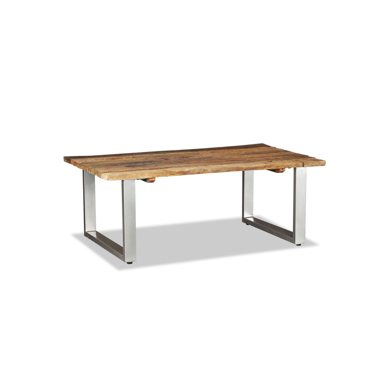 Table basse en bois récupéré massif VidaXL de 39.4 x 23,6 x 15 po