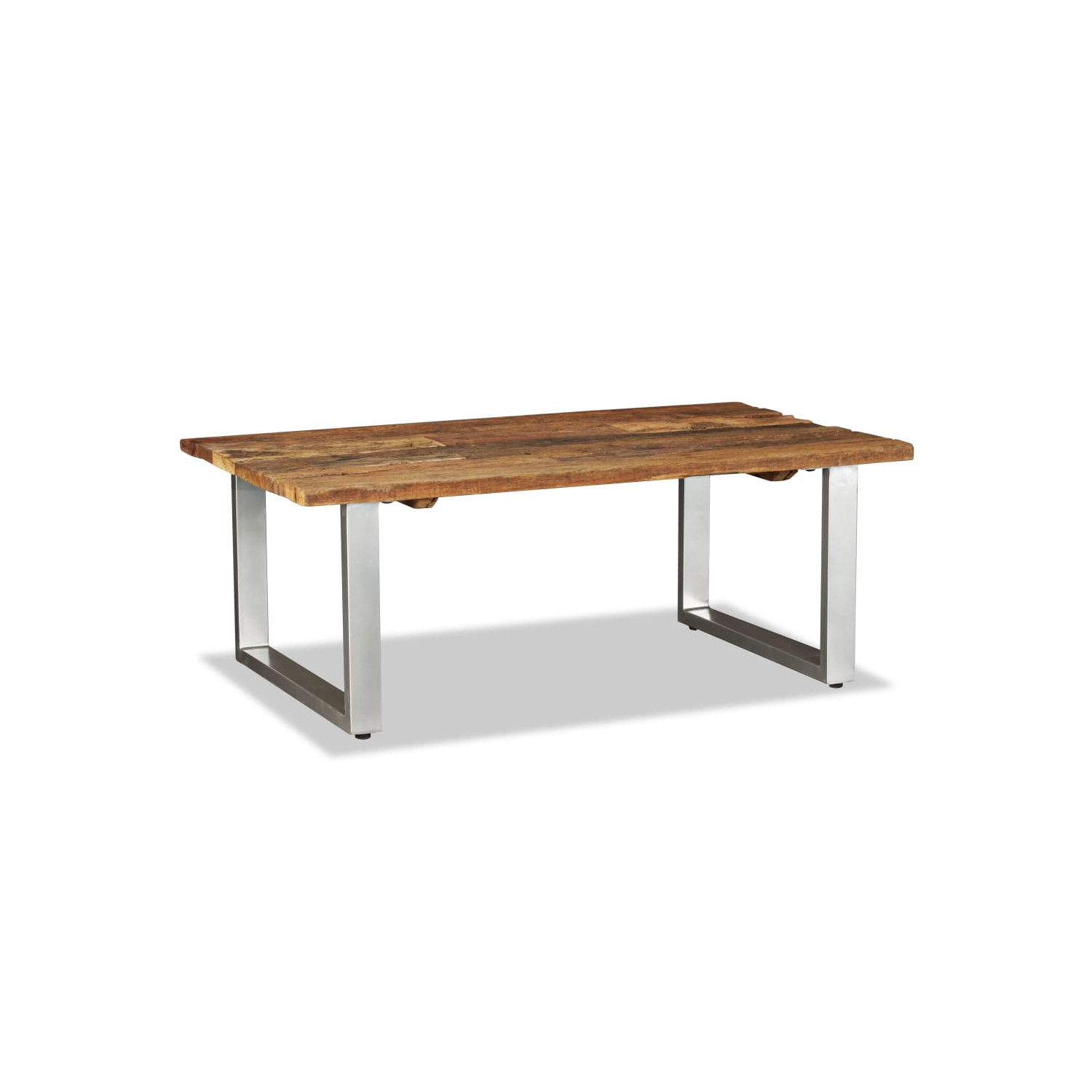 Table basse en bois récupéré massif VidaXL de 39.4 x 23,6 x 15 po