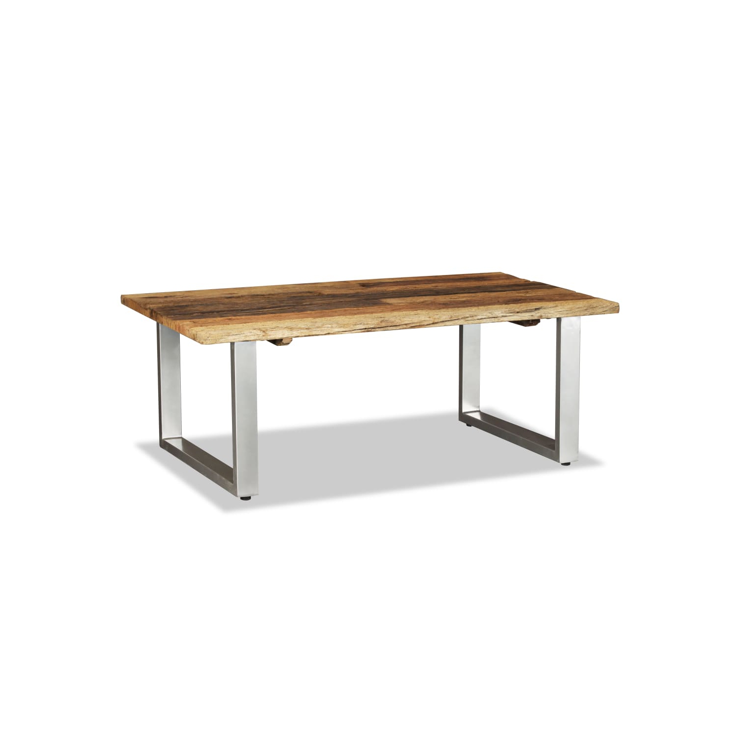 Table basse en bois récupéré massif VidaXL de 39.4 x 23,6 x 15 po