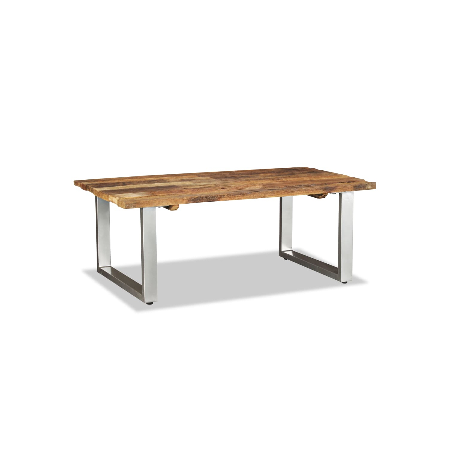 Table basse en bois récupéré massif VidaXL de 39.4 x 23,6 x 15 po