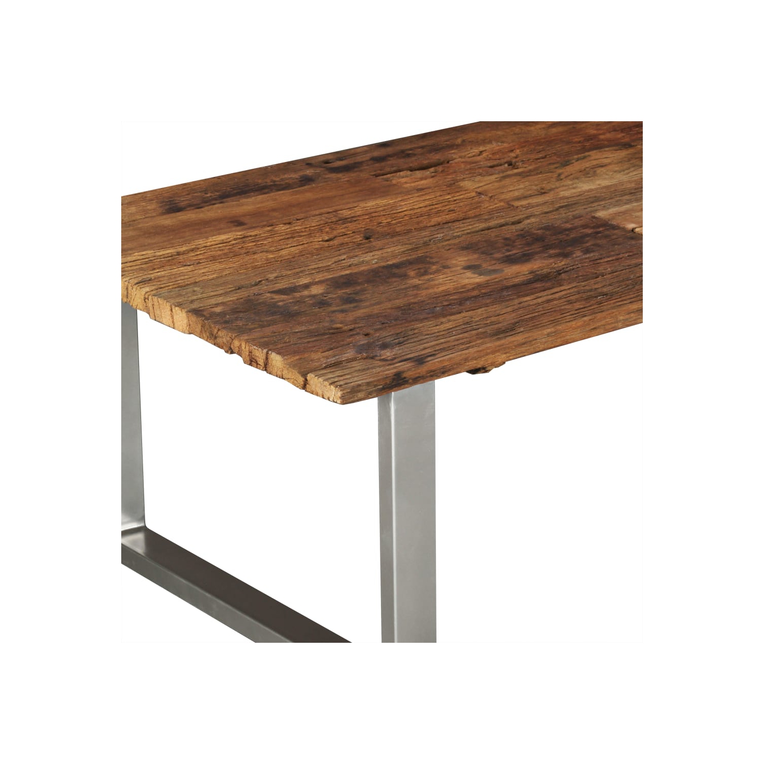 Table basse en bois récupéré massif VidaXL de 39.4 x 23,6 x 15 po