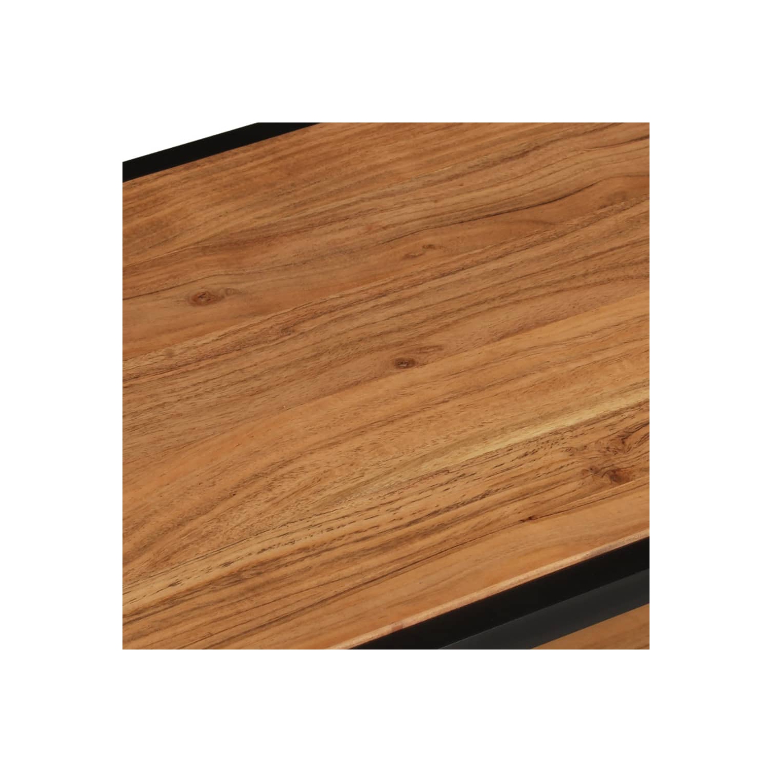 vidaXL Coffee Table 35.4"x17.7"x13.8" Solid Acacia Wood