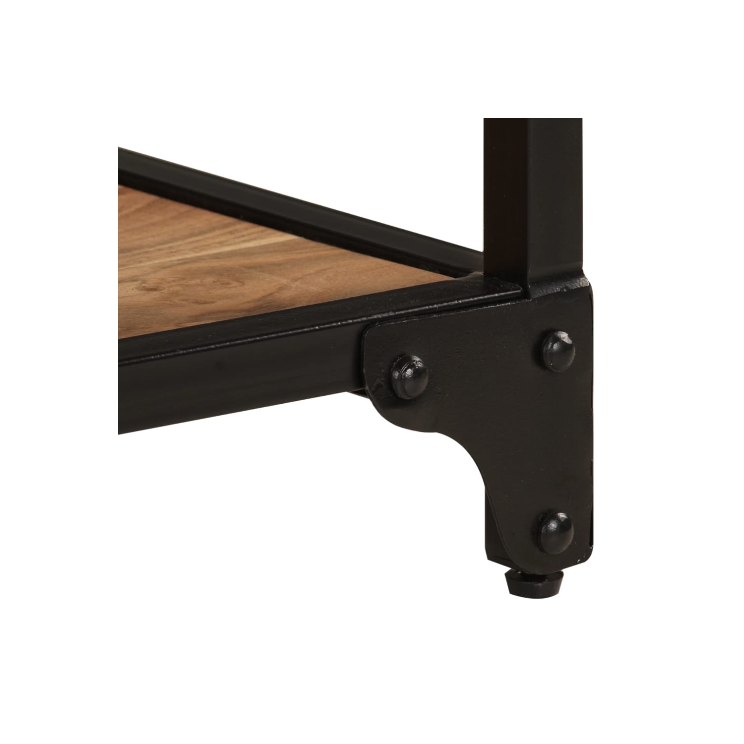 vidaXL Coffee Table 35.4"x17.7"x13.8" Solid Acacia Wood