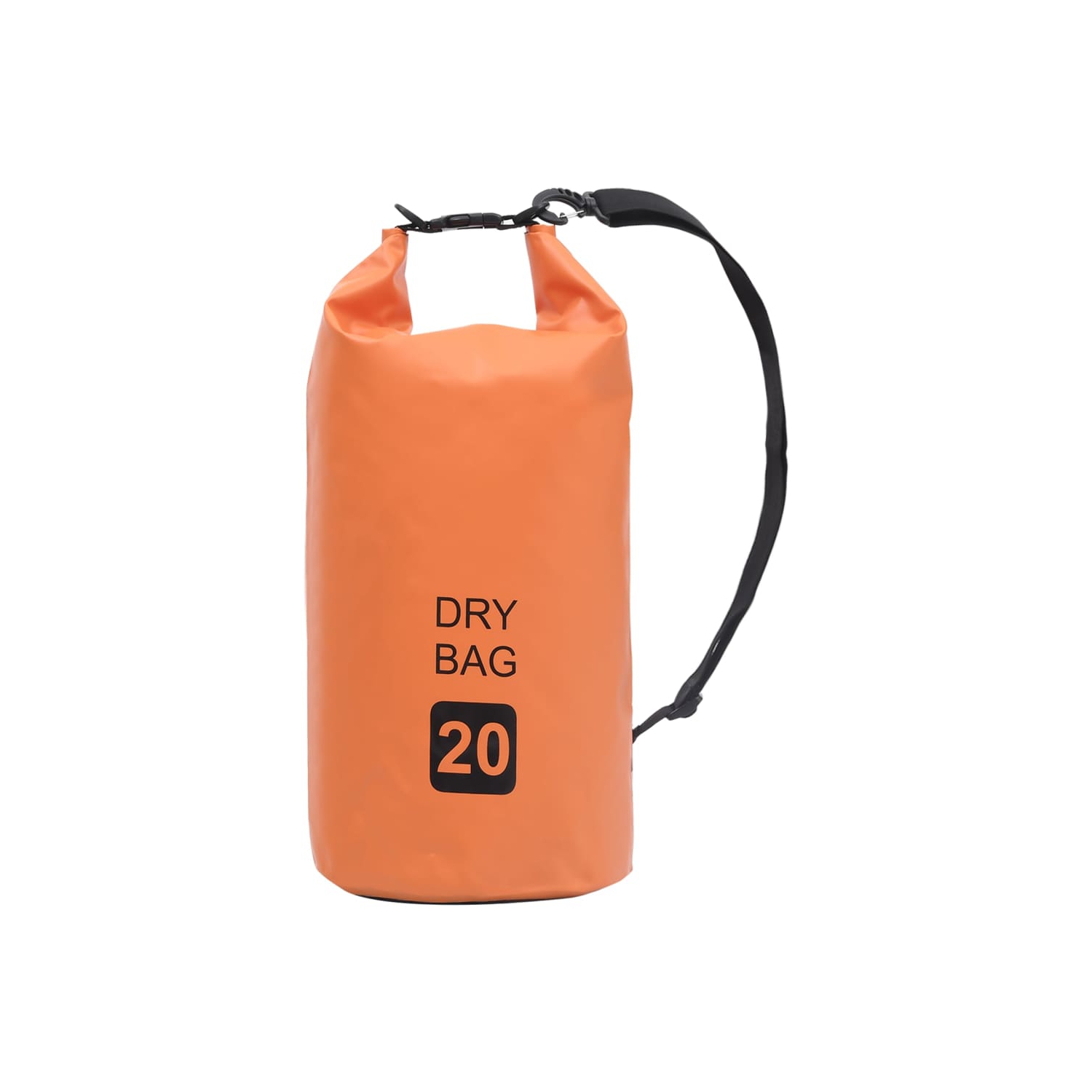 vidaXL Dry Bag Orange 5.3 gal PVC