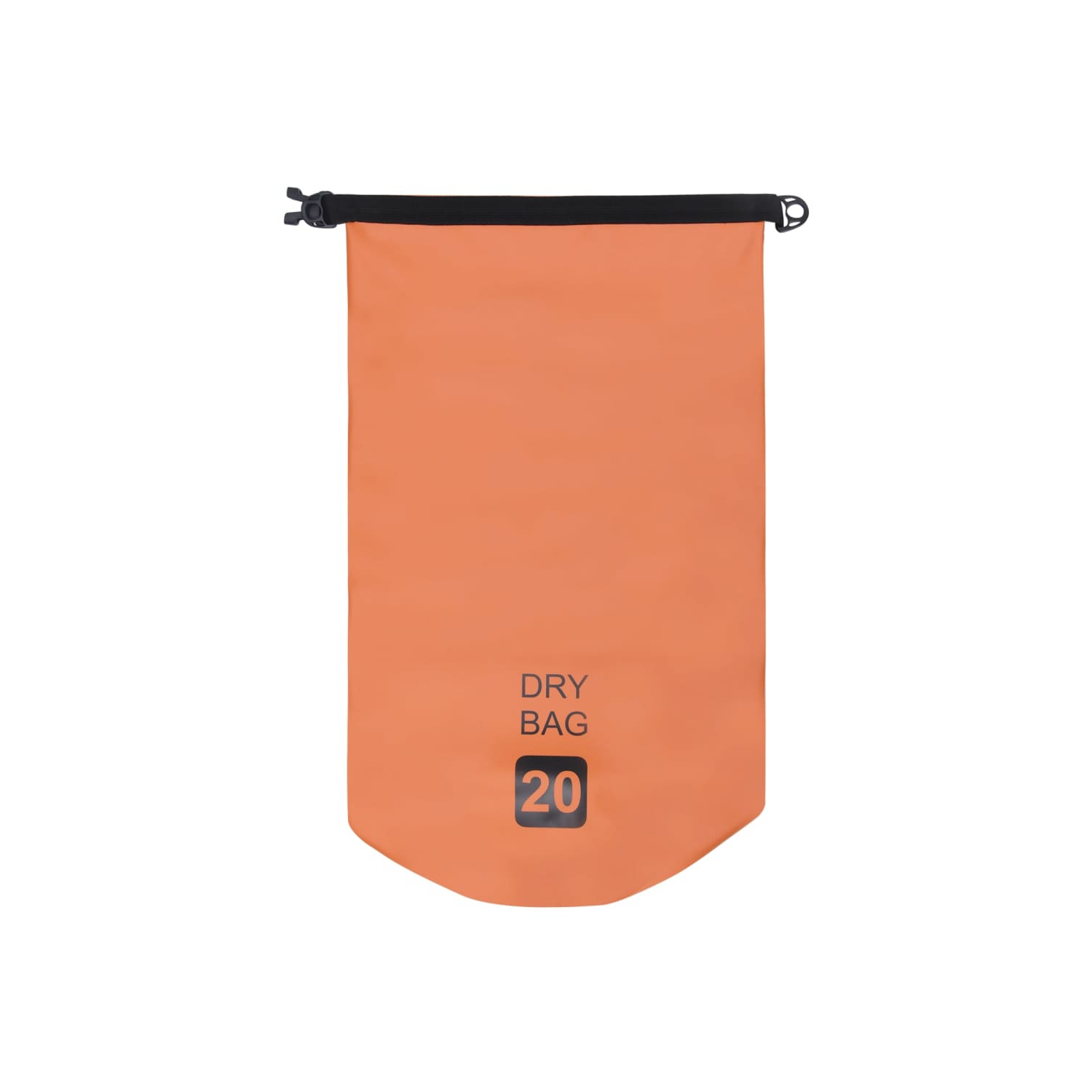 vidaXL Dry Bag Orange 5.3 gal PVC