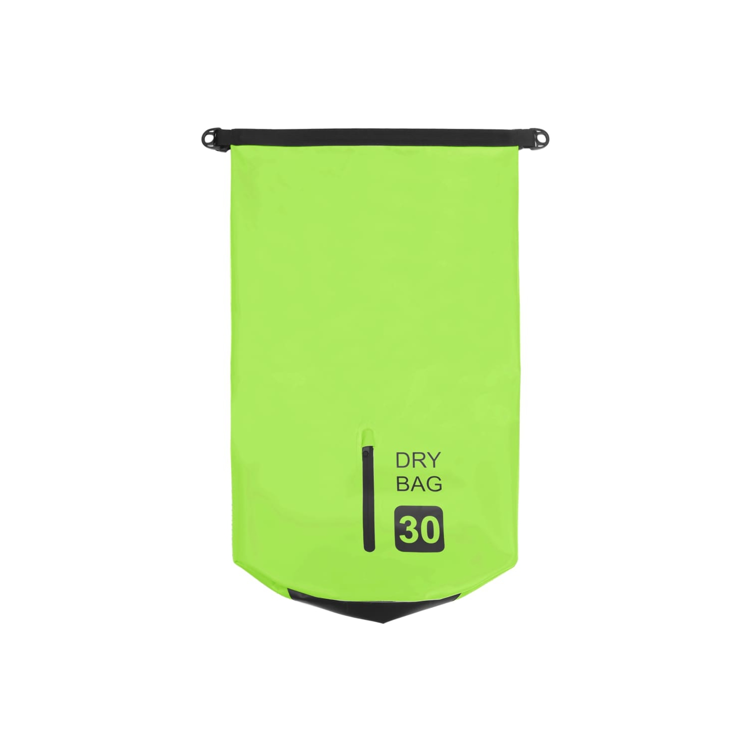 vidaXL Dry Bag with Zipper Green 7.9 gal PVC