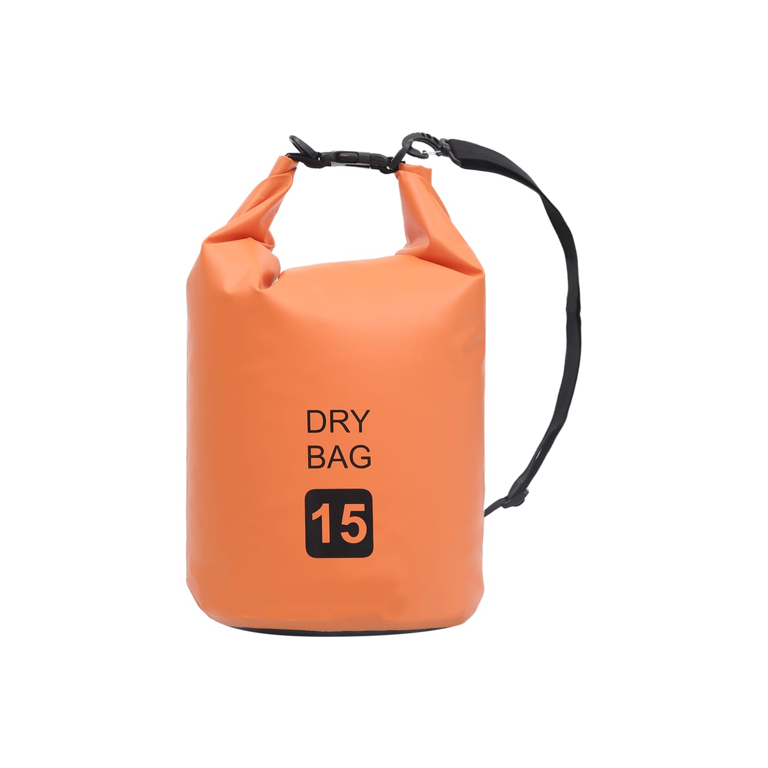 vidaXL Dry Bag Orange 4 gal PVC