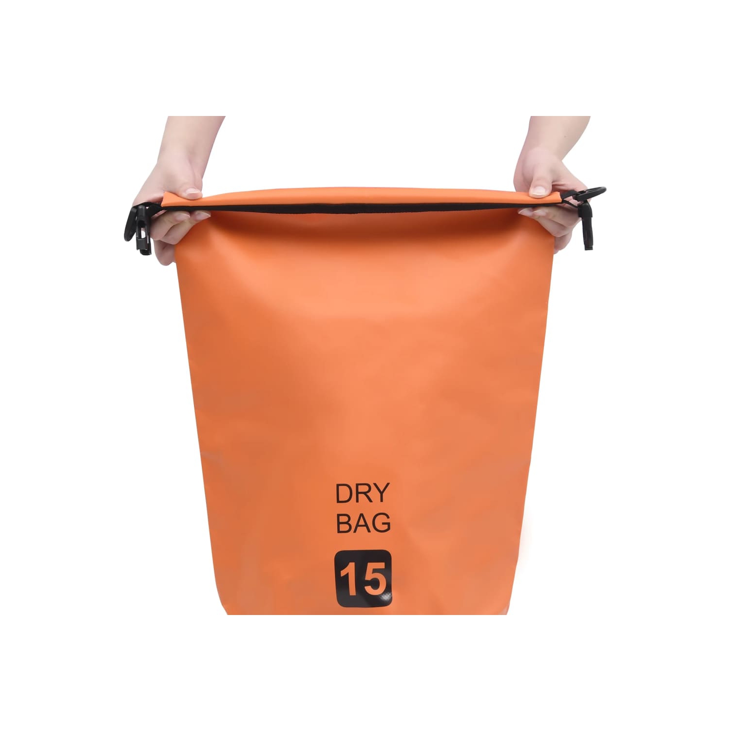 vidaXL Dry Bag Orange 4 gal PVC