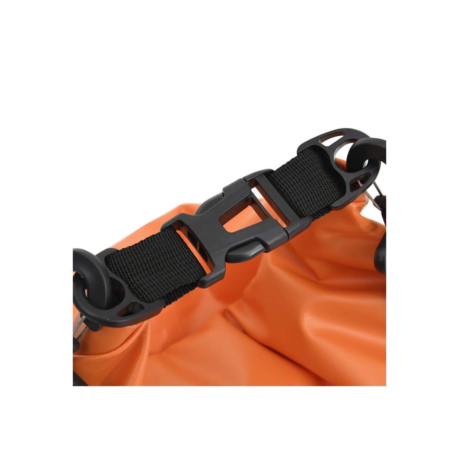 Sac étanche VidaXL avec fermeture à glissière, orange, 7.9 gal, PVC