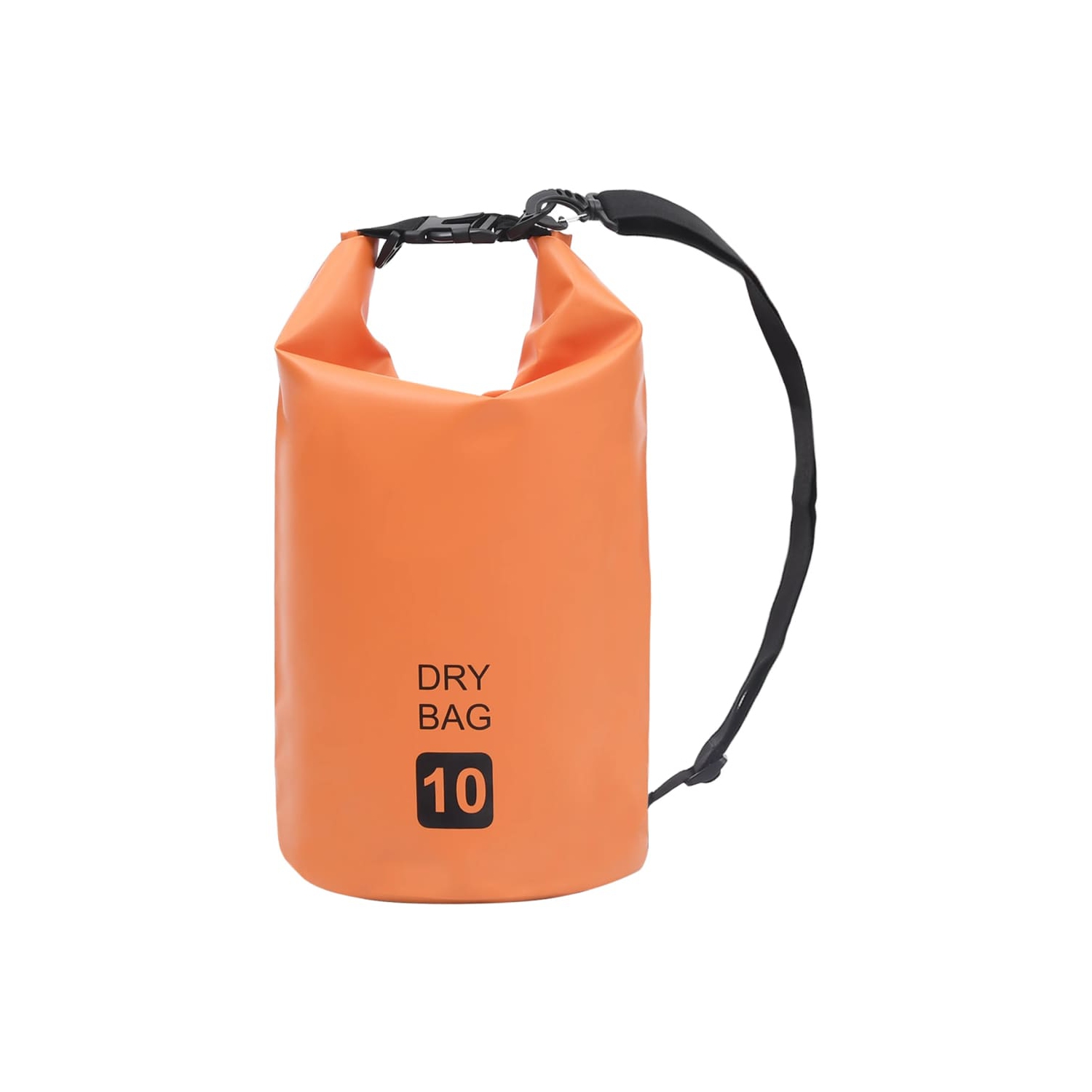 Sac étanche VidaXL, orange, 2.6 gallons, PVC