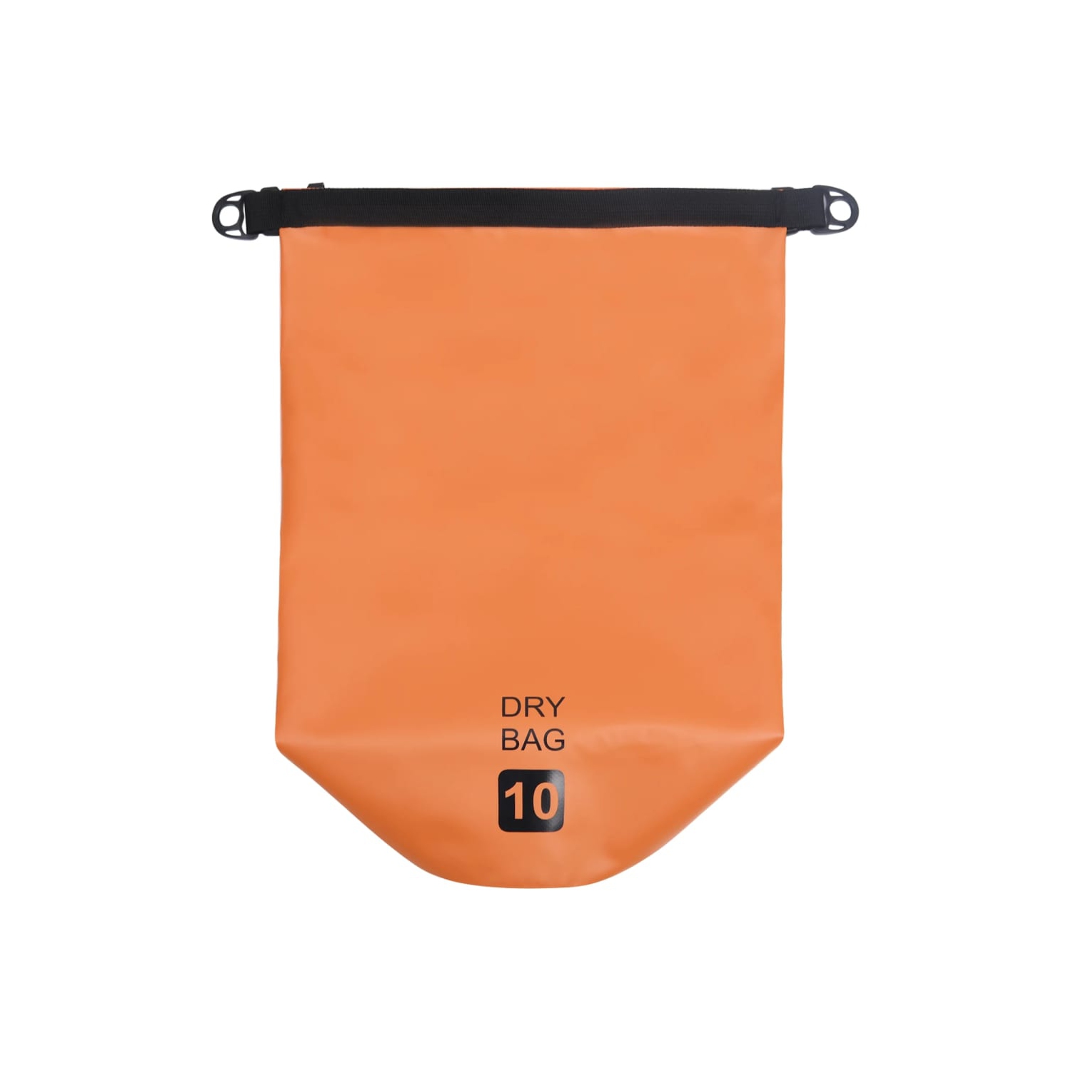 Sac étanche VidaXL, orange, 2.6 gallons, PVC