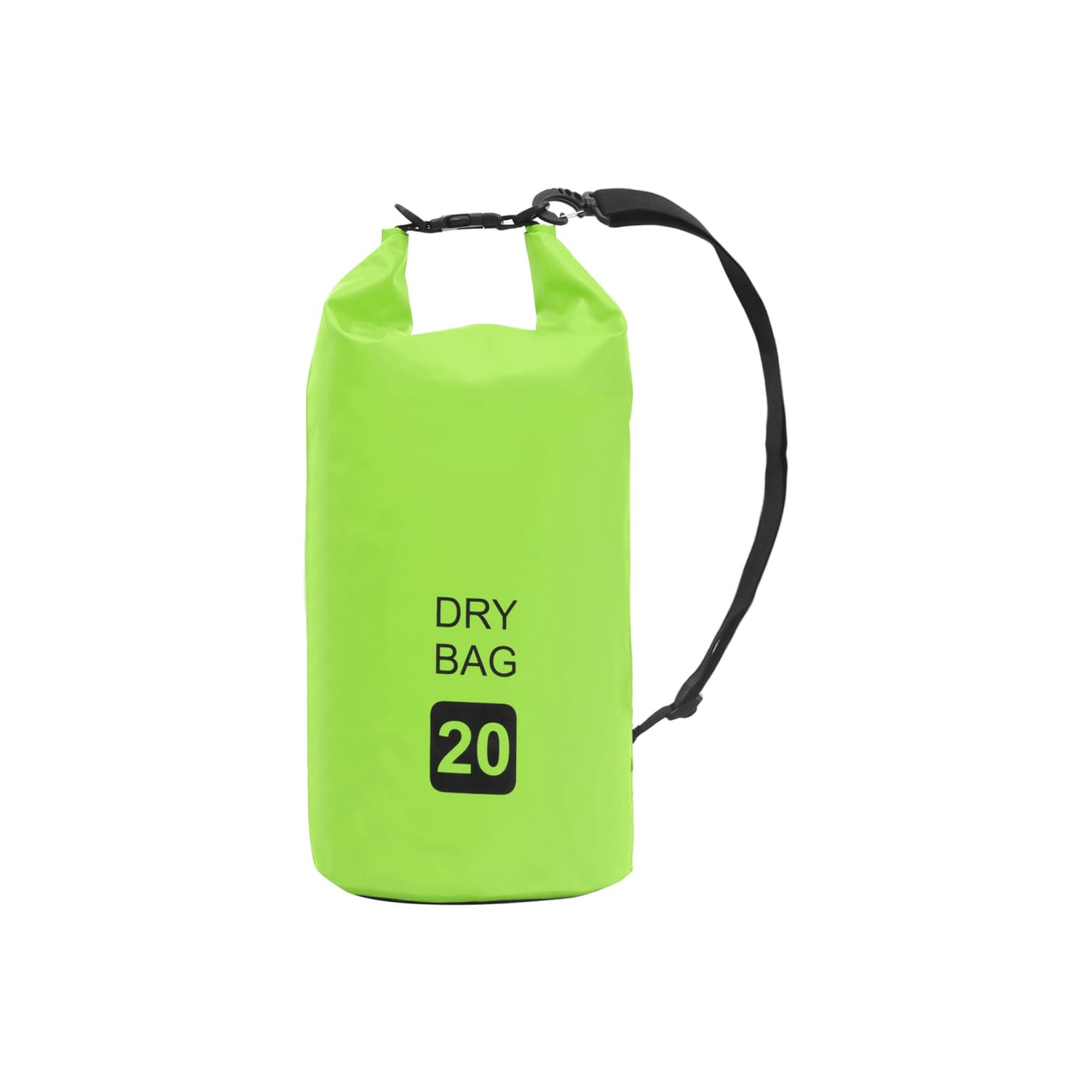 vidaXL Dry Bag Green 5.3 gal PVC
