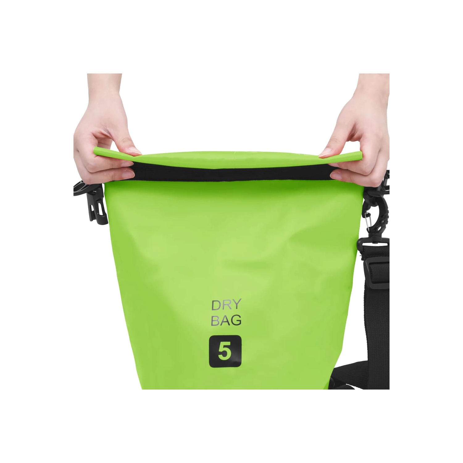 Sac étanche VidaXL, vert, 1.3 gal, PVC