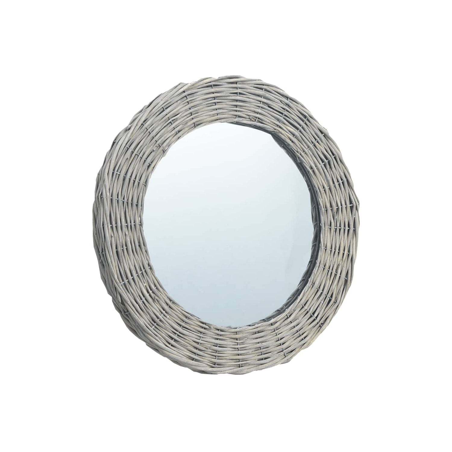 vidaXL Mirror 27.6" Wicker