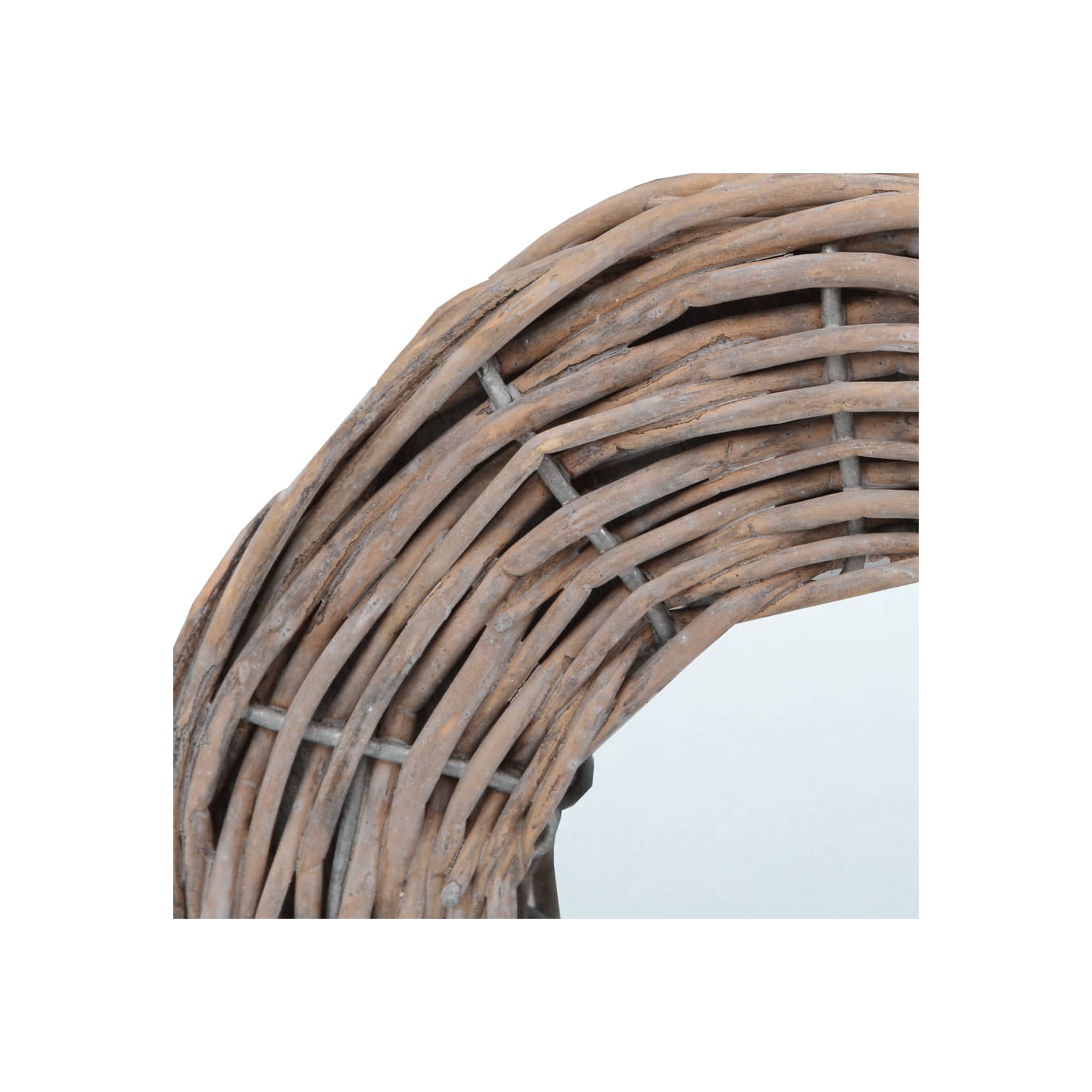 vidaXL Mirrors 3 pcs 5.9" Wicker
