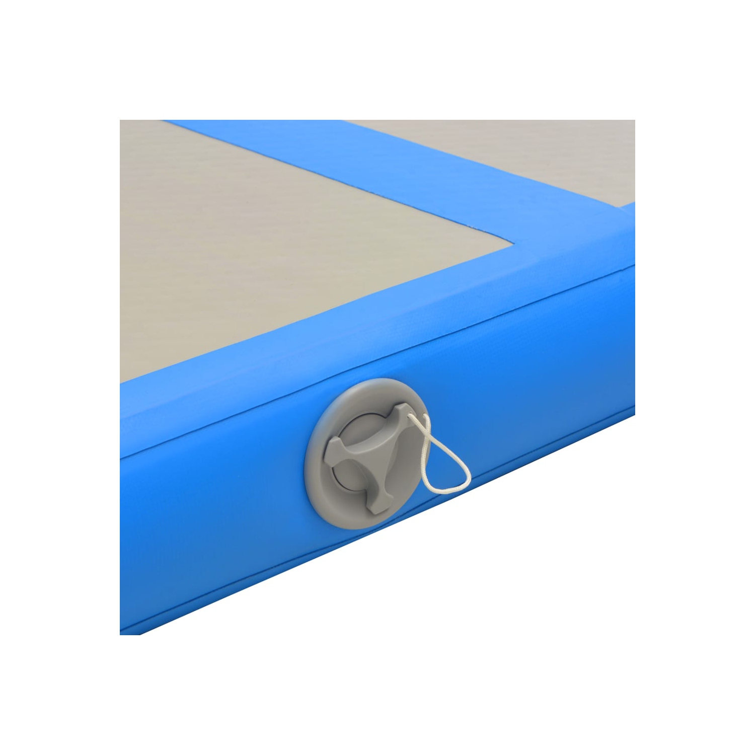 vidaXL Inflatable Gymnastics Mat with Pump 315"x39.4"x3.9" PVC Blue