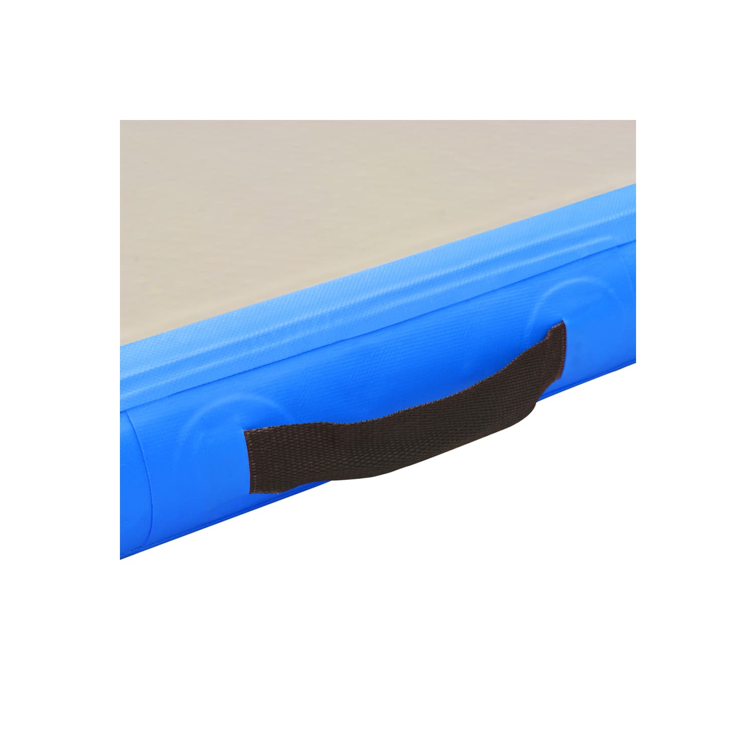 vidaXL Inflatable Gymnastics Mat with Pump 315"x39.4"x3.9" PVC Blue