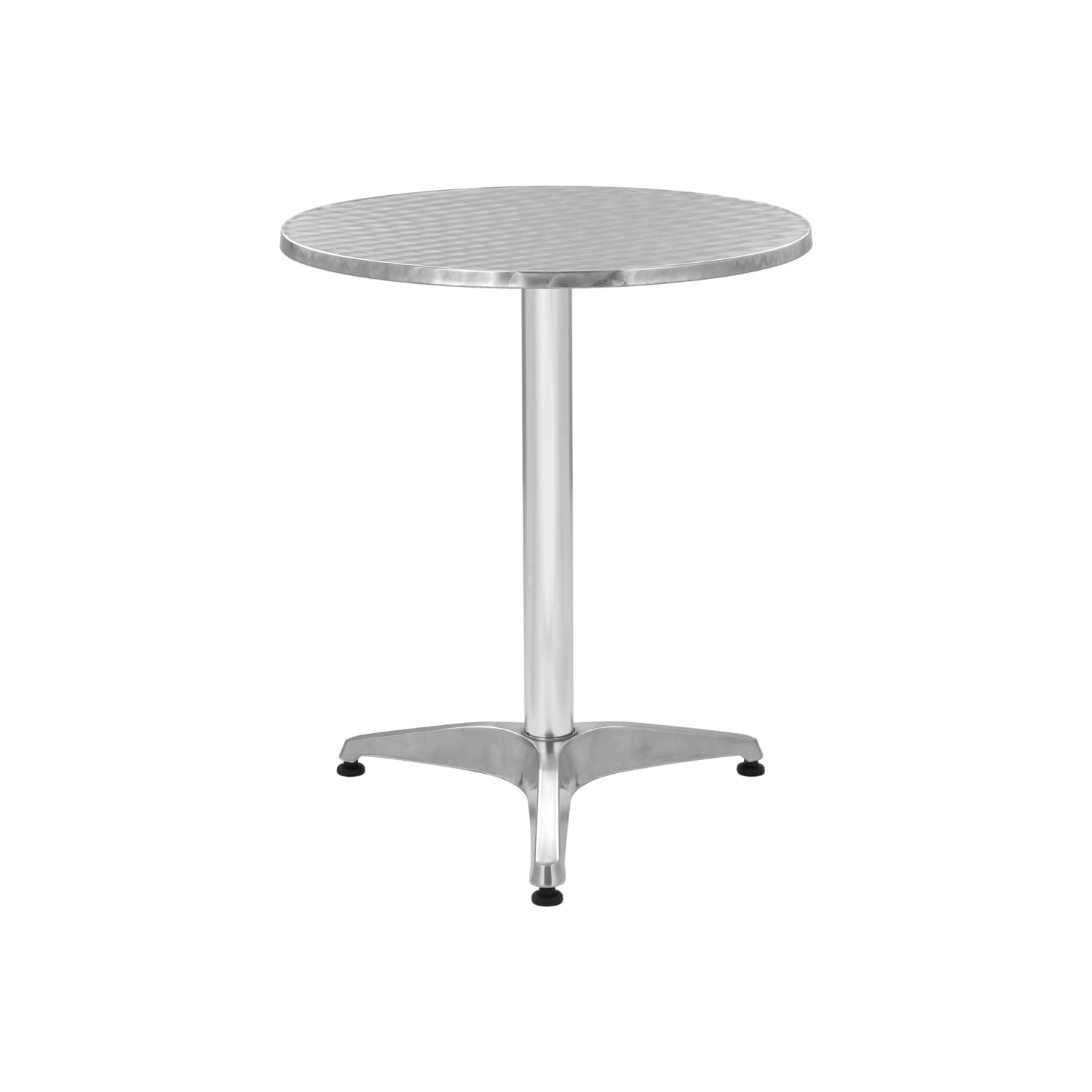 vidaXL 5 Piece Patio Dining Set Aluminum Silver