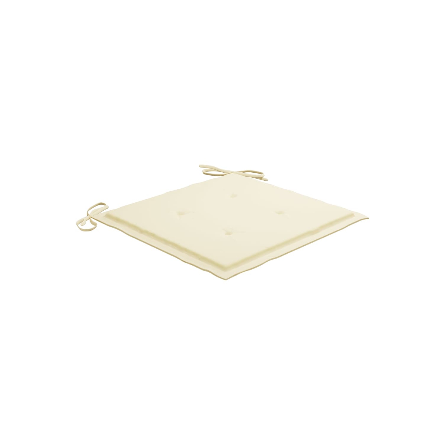 vidaXL Stackable Patio Chairs with Cushions 8 pcs Solid Teak Wood