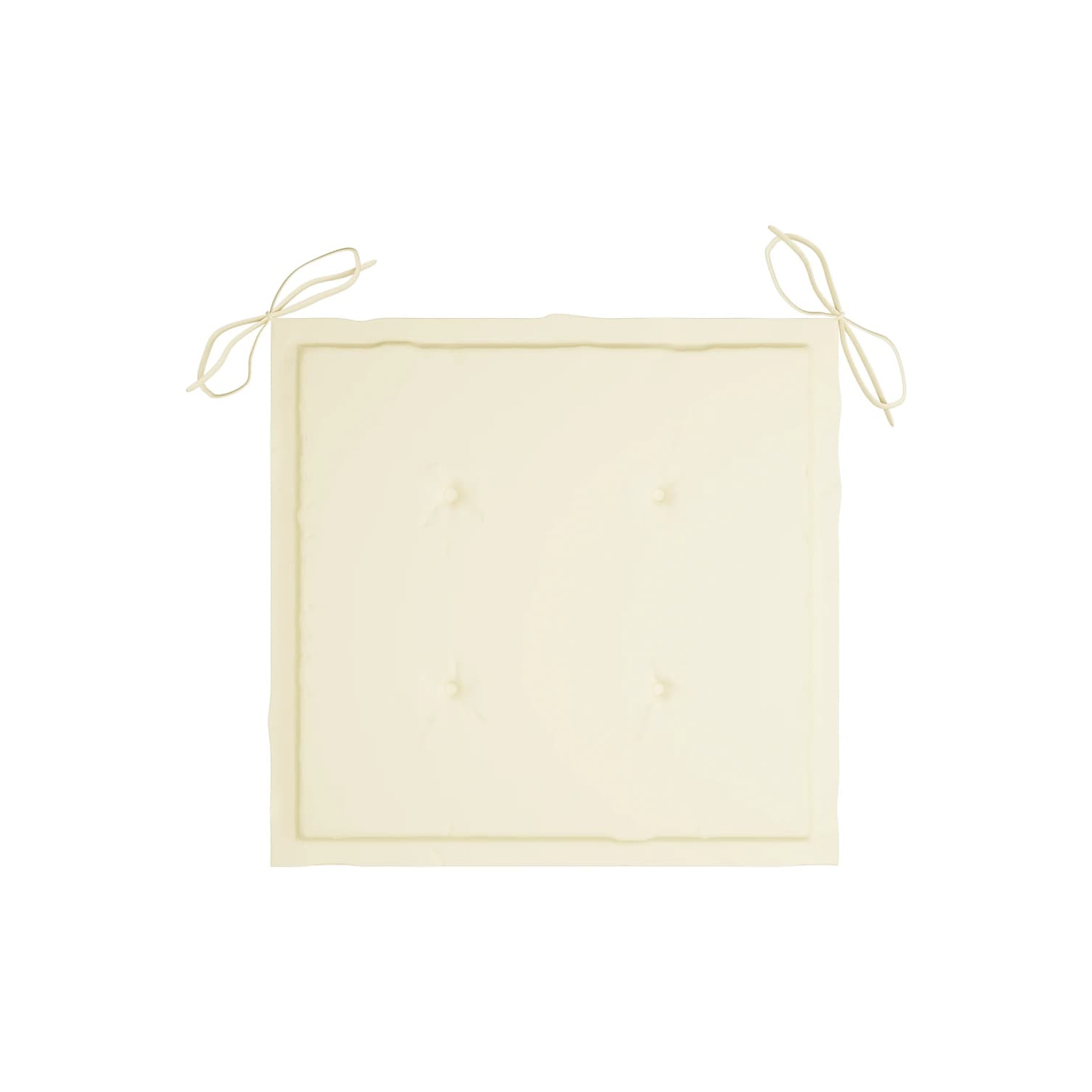 vidaXL Stackable Patio Chairs with Cushions 8 pcs Solid Teak Wood