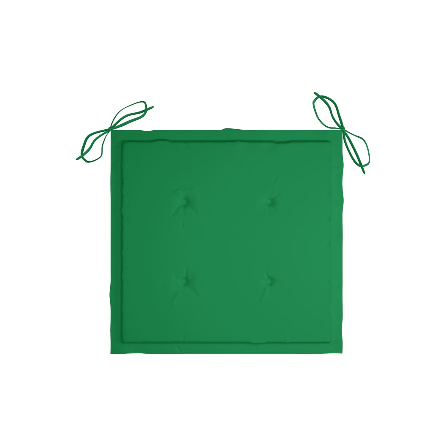 vidaXL Stackable Patio Chairs with Cushions 8 pcs Solid Teak Wood