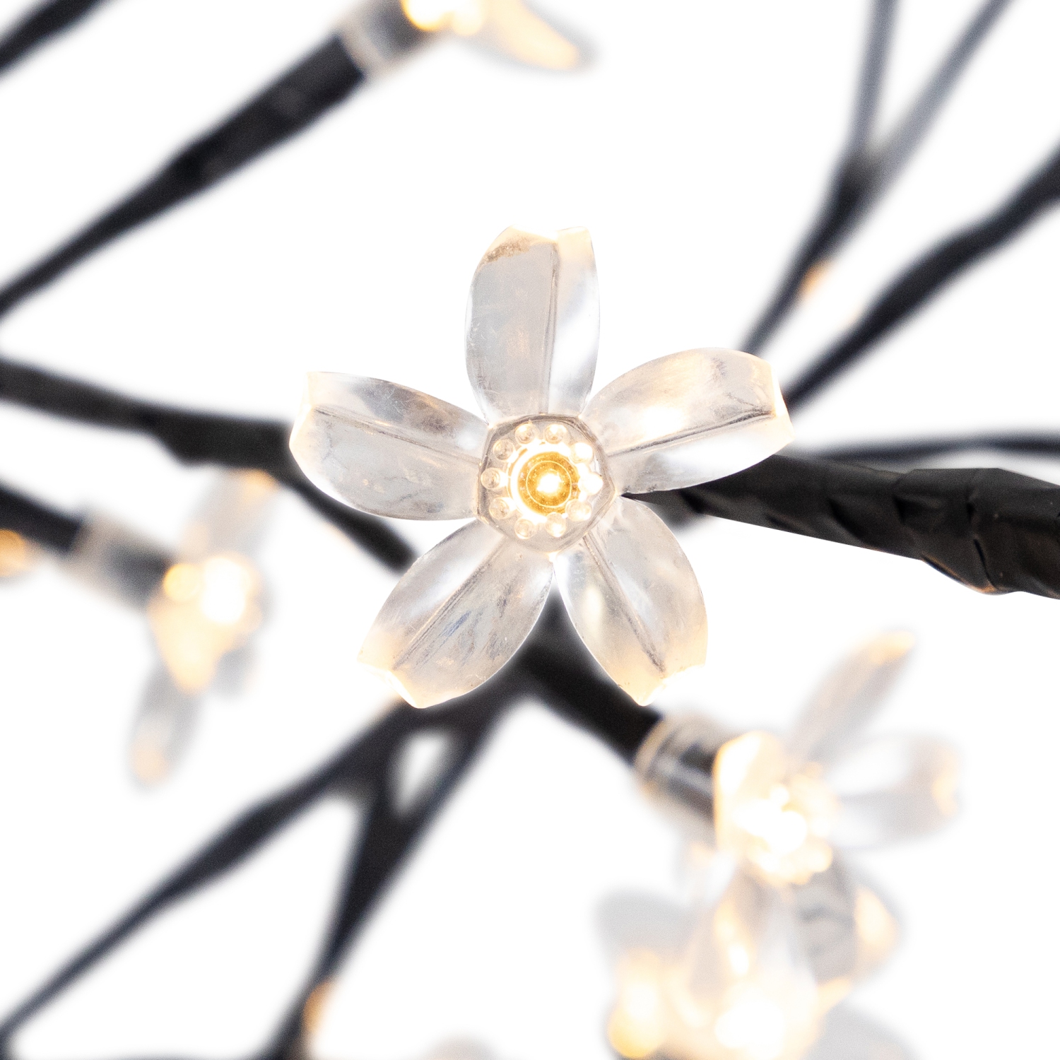 4' LED Lighted Cherry Blossom Flower Tree - Warm White Lights
