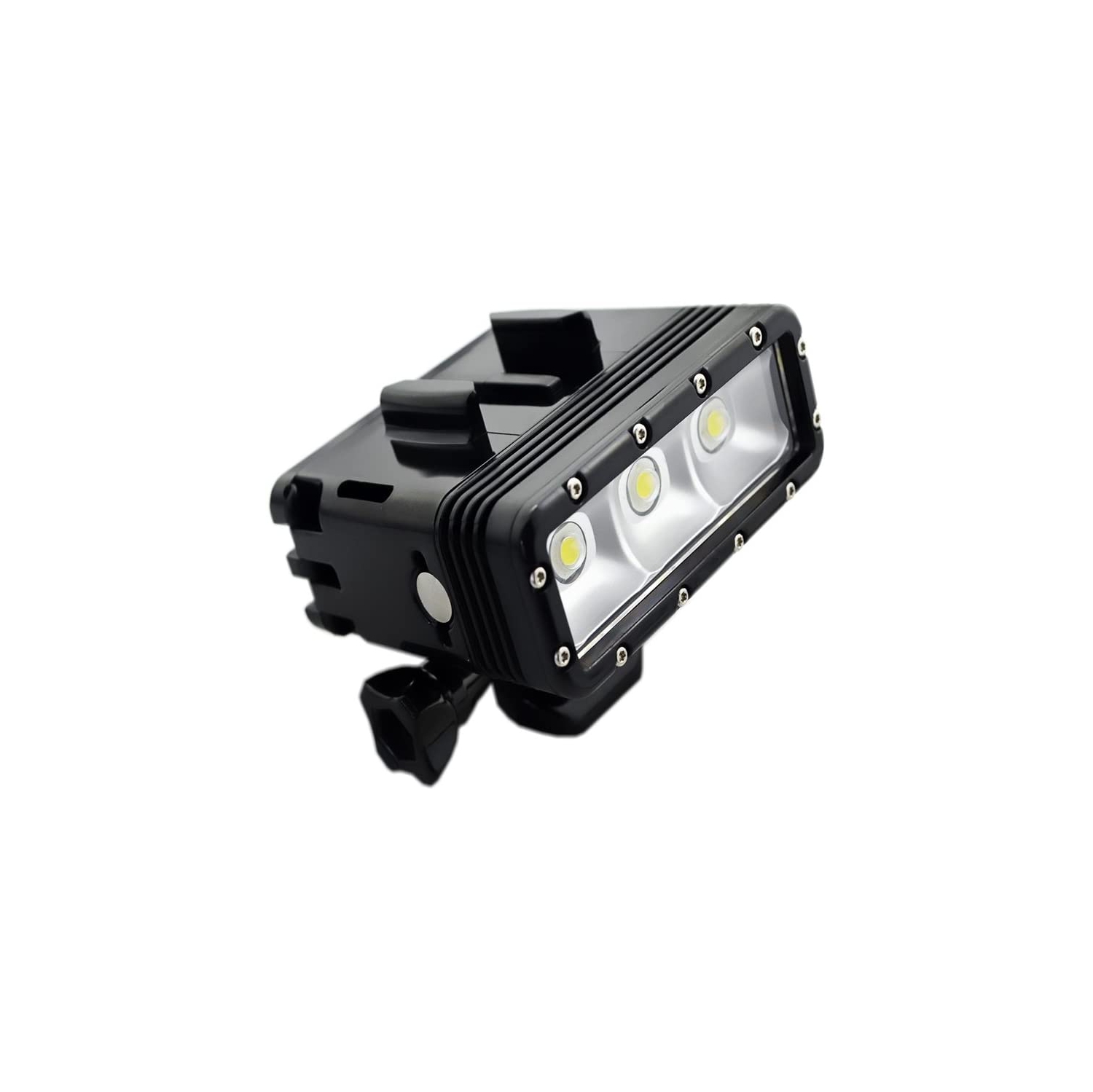 High Power Dimmable Dual Battery Waterproof LED Video Light Fill Night Light Diving Underwater Light for Gopro