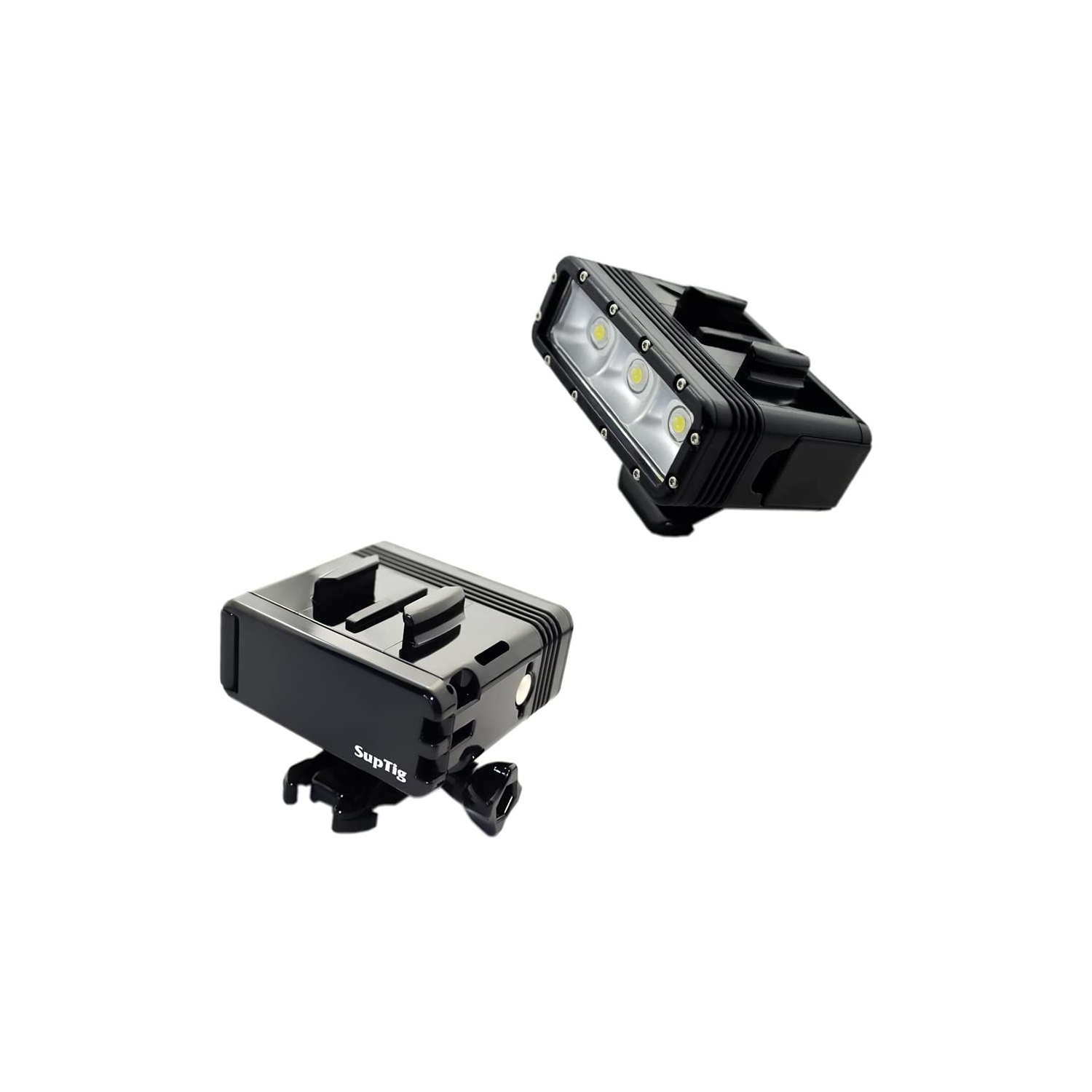 High Power Dimmable Dual Battery Waterproof LED Video Light Fill Night Light Diving Underwater Light for Gopro