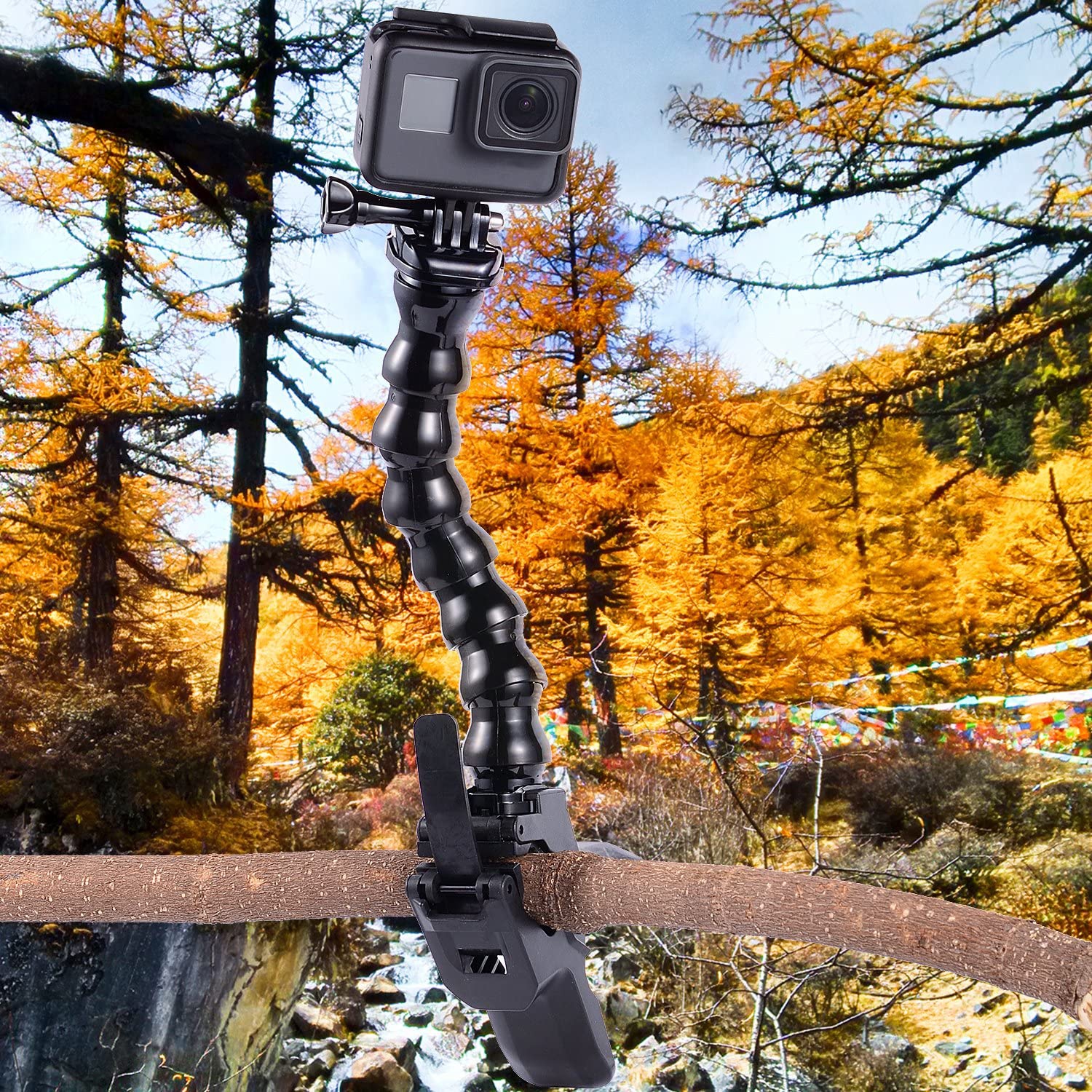 Jaws Flex Clamp Mount Gooseneck Mount for GoPro Hero 6 Hero 5 Hero 4 Session Hero 3+ Hero 3 Arlo Arlo pro Arlo
