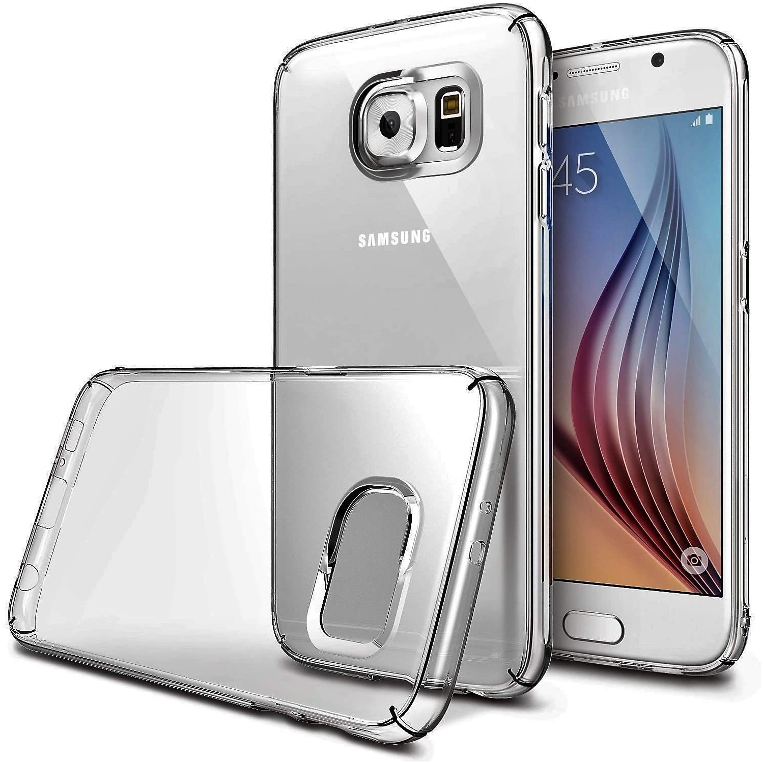 Galaxy S6 Case - Soft Slim TPU [Crystal Clear] Transparent Protective Back Cover for Samsung Galaxy S6