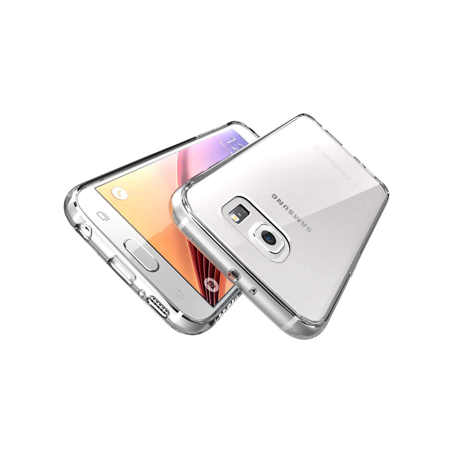 Galaxy S6 Case - Soft Slim TPU [Crystal Clear] Transparent Protective Back Cover for Samsung Galaxy S6