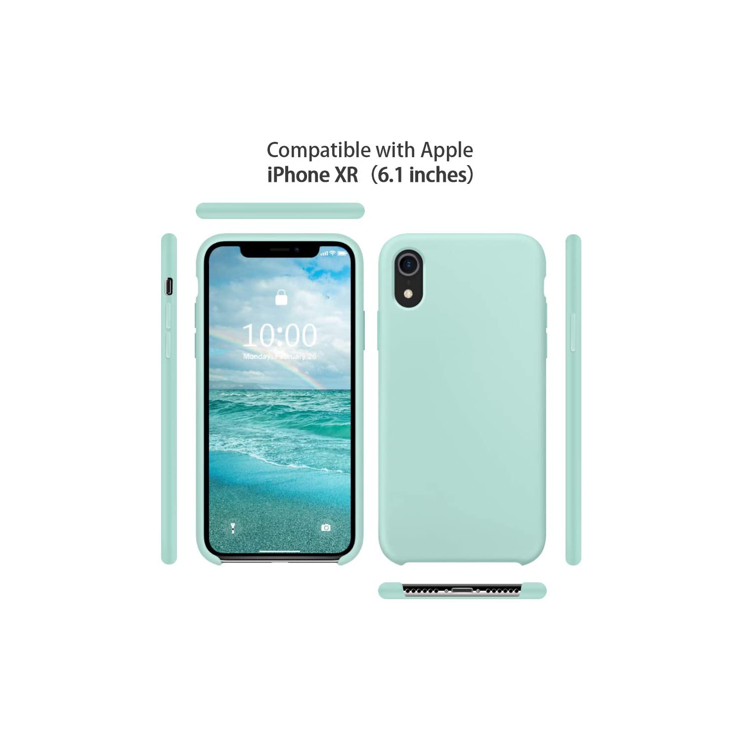 iPhone XR Silicone Case,Liquid Silicone Gel Rubber Anti-Scratch 6.1 inch Phone Case for iPhone XR