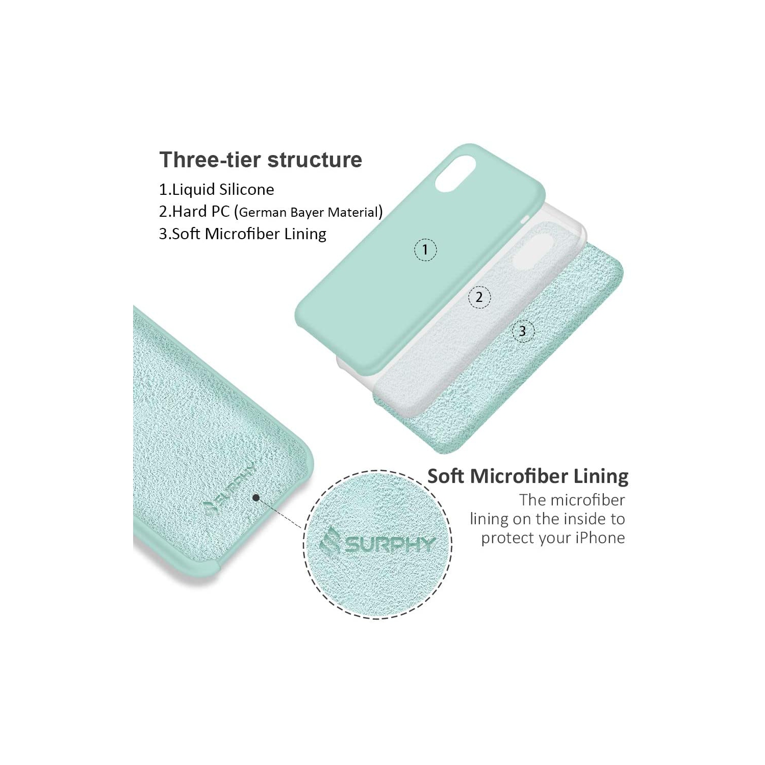 iPhone XR Silicone Case,Liquid Silicone Gel Rubber Anti-Scratch 6.1 inch Phone Case for iPhone XR