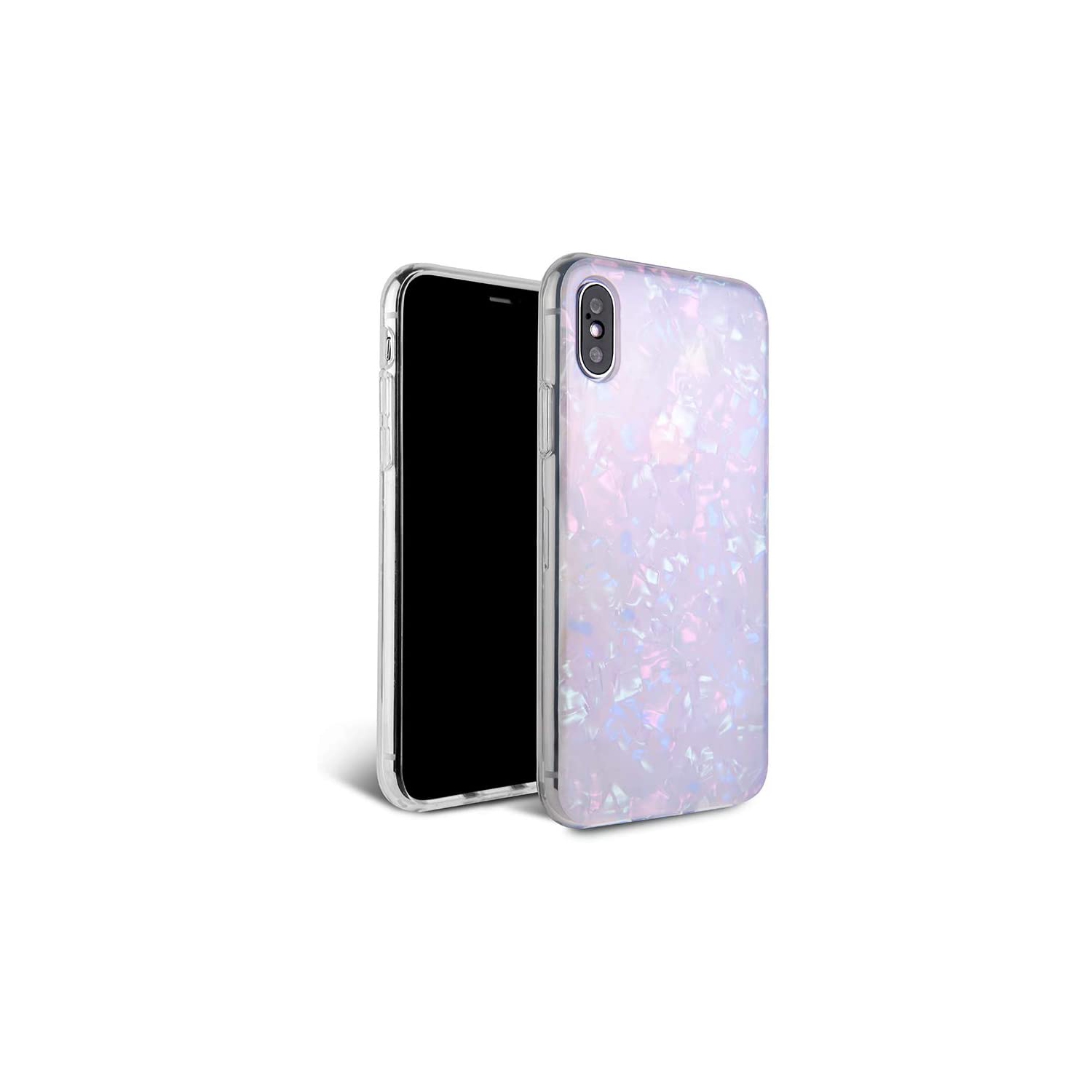 iPhone XR Case - Opal Holographic - Shock Absorbing Protective iPhone XR Phone Cover - Drop Proof