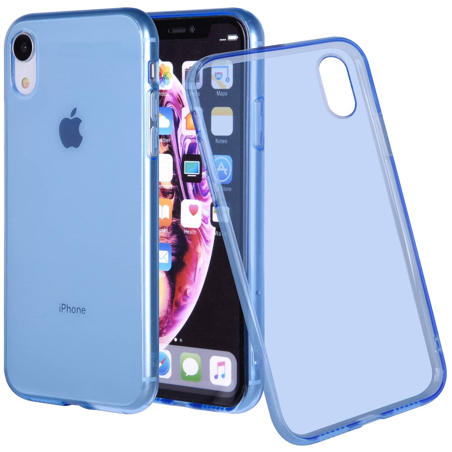 iPhone XR Case, Bundle of 5 Pack Extra Thin Slim Jelly Soft TPU Gel Protective Case Cover for Apple iPhone XR