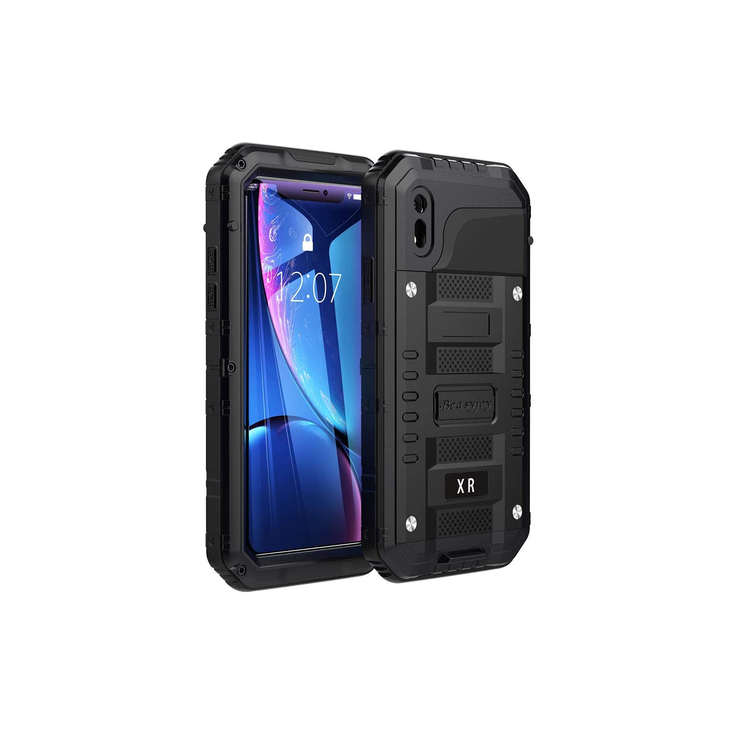 iPhone XR Case Waterproof Heavy Duty Built-in Screen Full Body Protective Shockproof Tough Rugged Hybrid