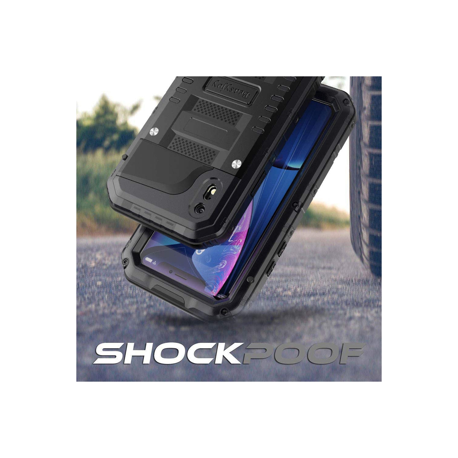 iPhone XR Case Waterproof Heavy Duty Built-in Screen Full Body Protective Shockproof Tough Rugged Hybrid