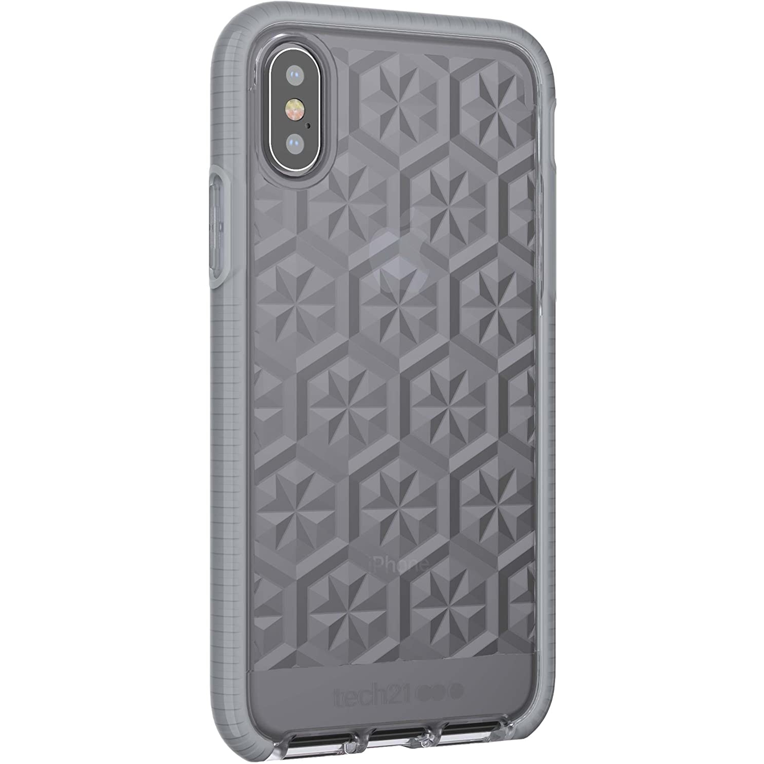 Evo Gem for Apple iPhone X and XS Phone Case with 12 ft. Drop Protection - Space Grey Gem