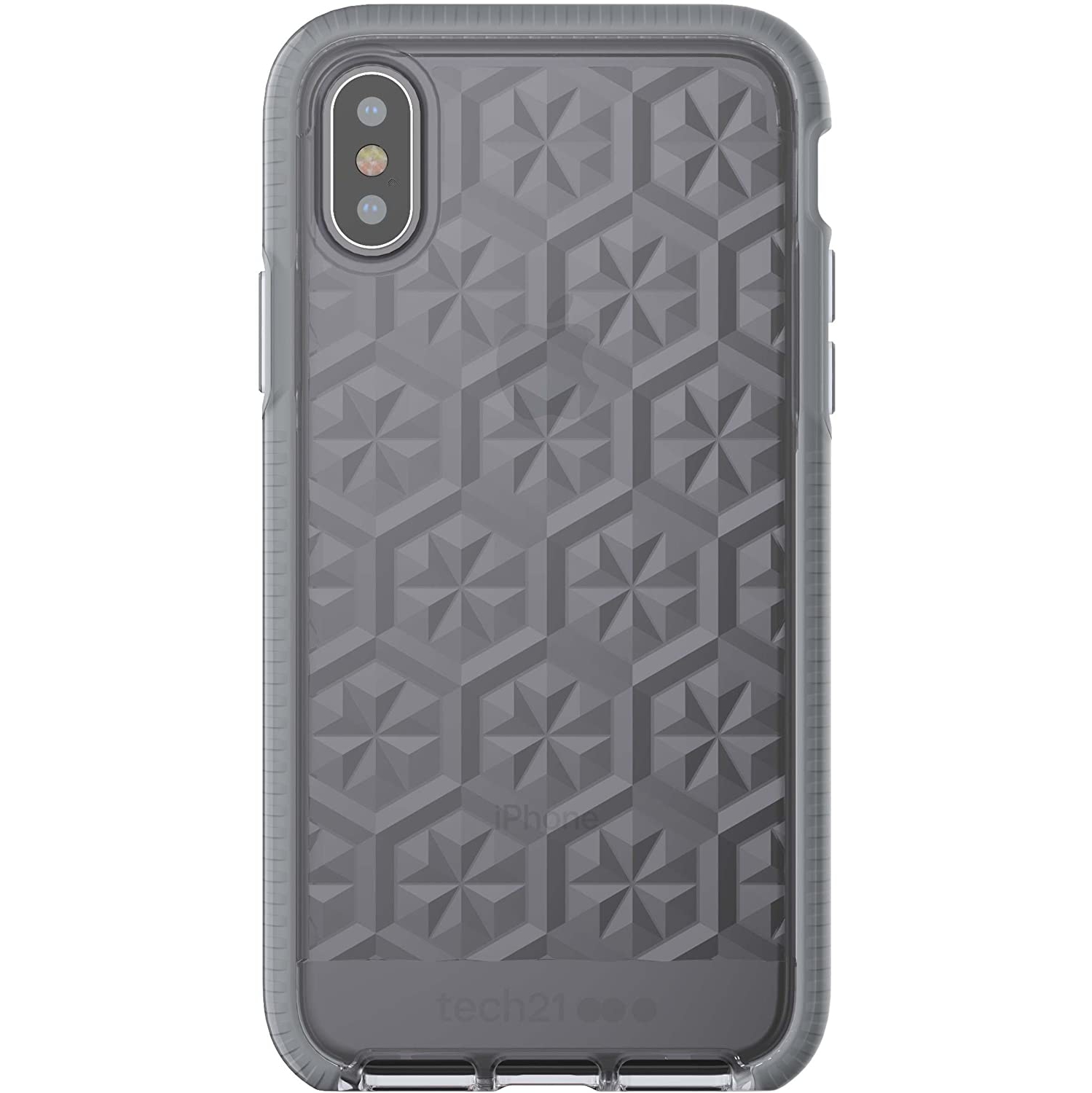 Evo Gem for Apple iPhone X and XS Phone Case with 12 ft. Drop Protection - Space Grey Gem