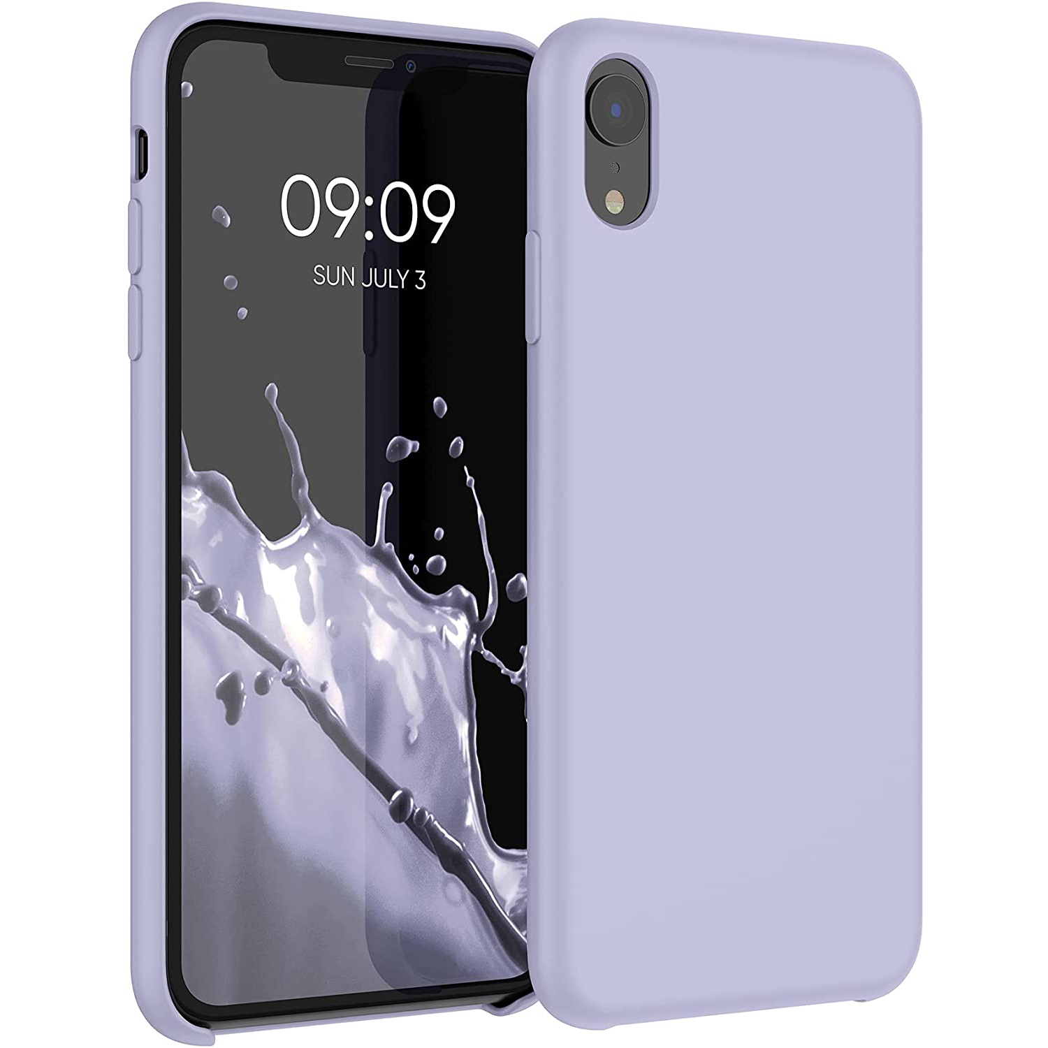 TPU Silicone Case Compatible with Apple iPhone XR - Case Slim Phone Cover with Soft Finish - Light Lavender