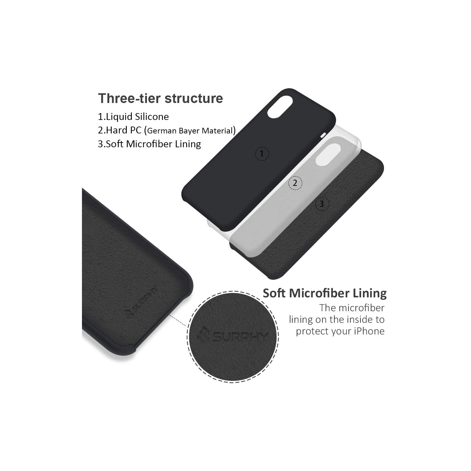 iPhone XR Silicone Case,Liquid Silicone Gel Rubber Anti-Scratch 6.1 inch Phone Case for iPhone XR