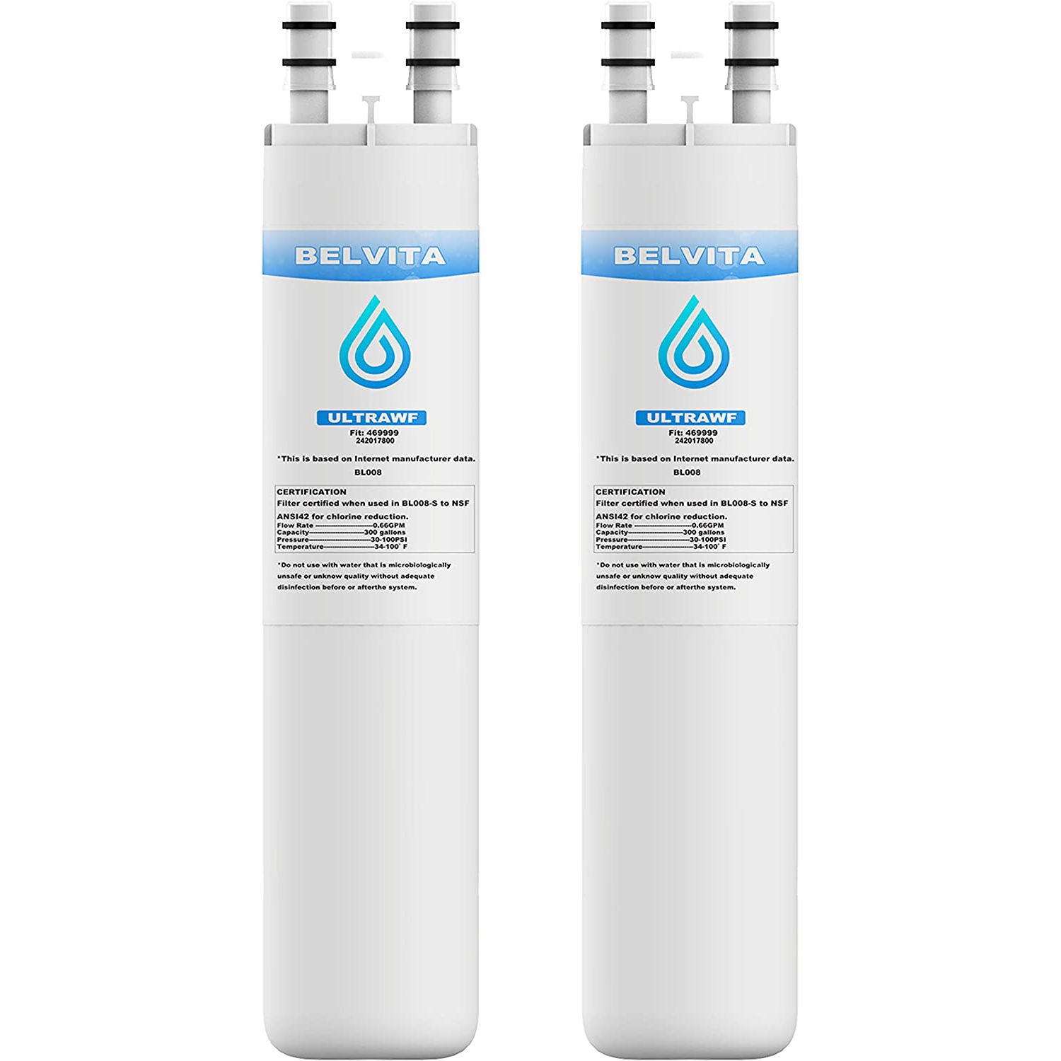 Refrigerator Water Filters Compatible with ULTRAWF Pure Source Water Filters Replacement Ultrawf