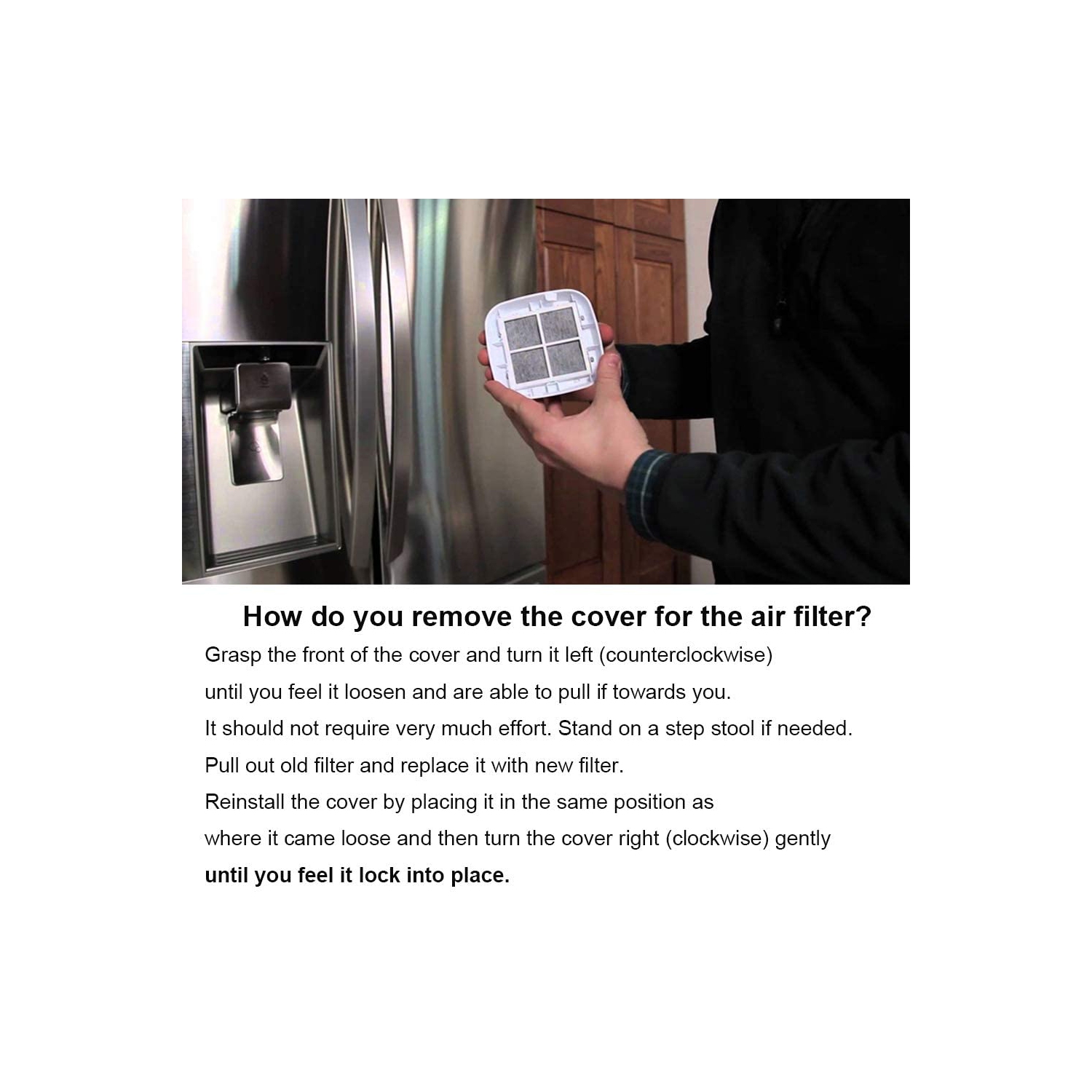 lT120F Refrigerator Air Filter for LG/ Fridge Fresh Air Filter Replacement 469918,