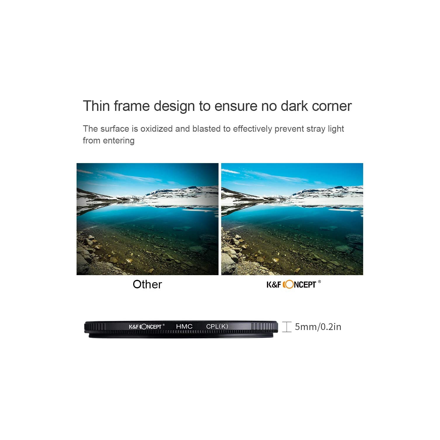 FILTRE polarisant circulaire multicouche ultramince DE 67 MM CPL au Japon Optics