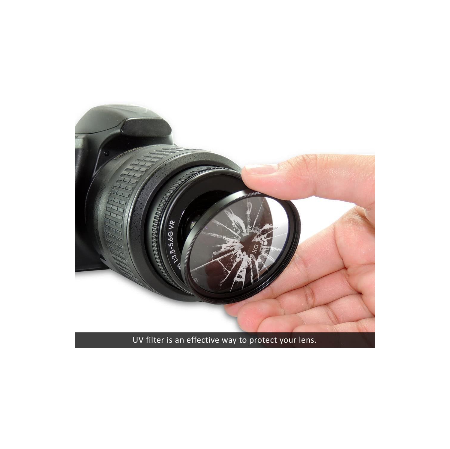 Ensemble de 3 filtres multicouches 58 mm pour appareils photo numériques sans miroir X-T2, X-T3, X-T10 et X-T20 de Fujifilm