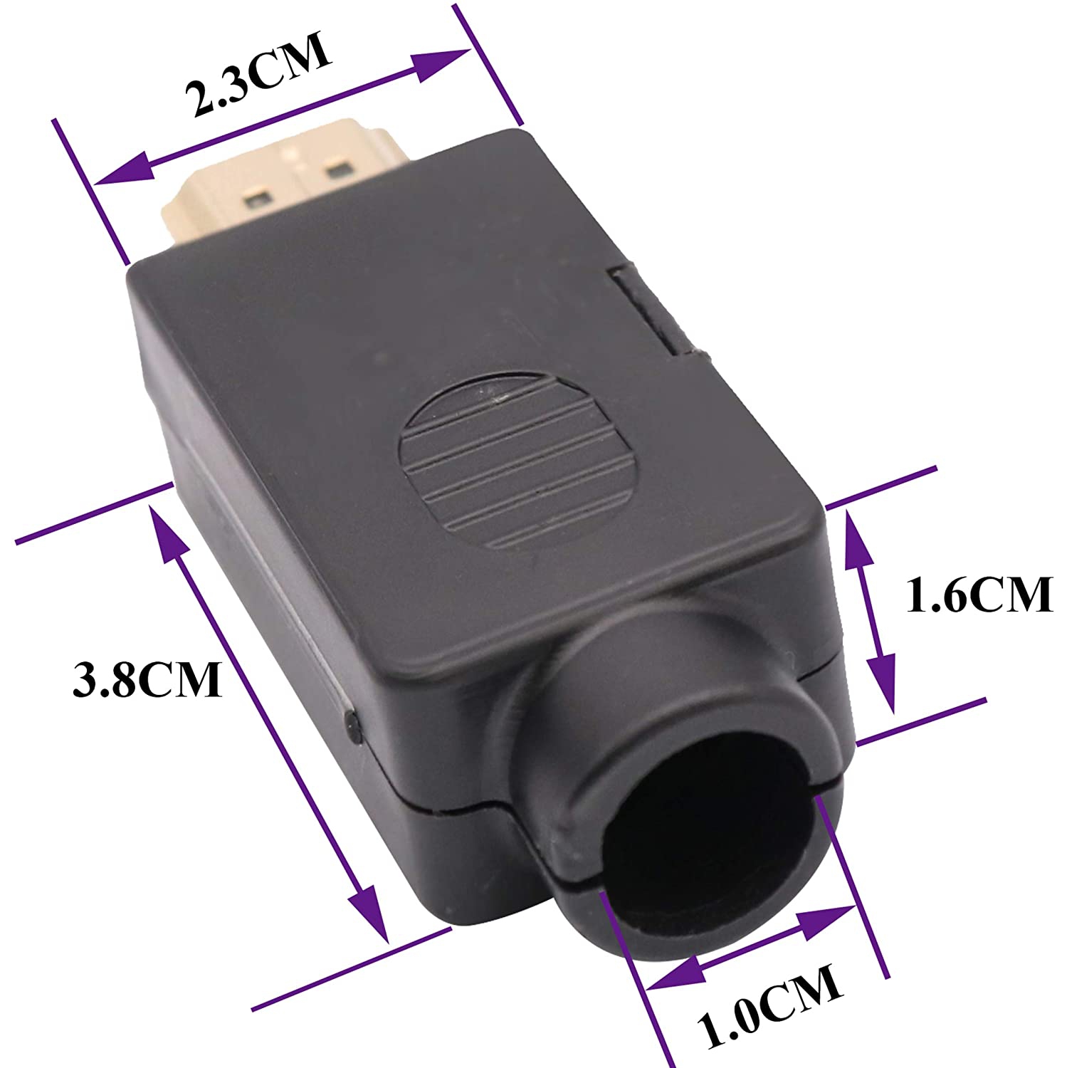 HDMI Screw Terminal Block Adapter Gold Plated HDMI Male to 20 Pin/Way Female Solderless Terminal Breakout Board