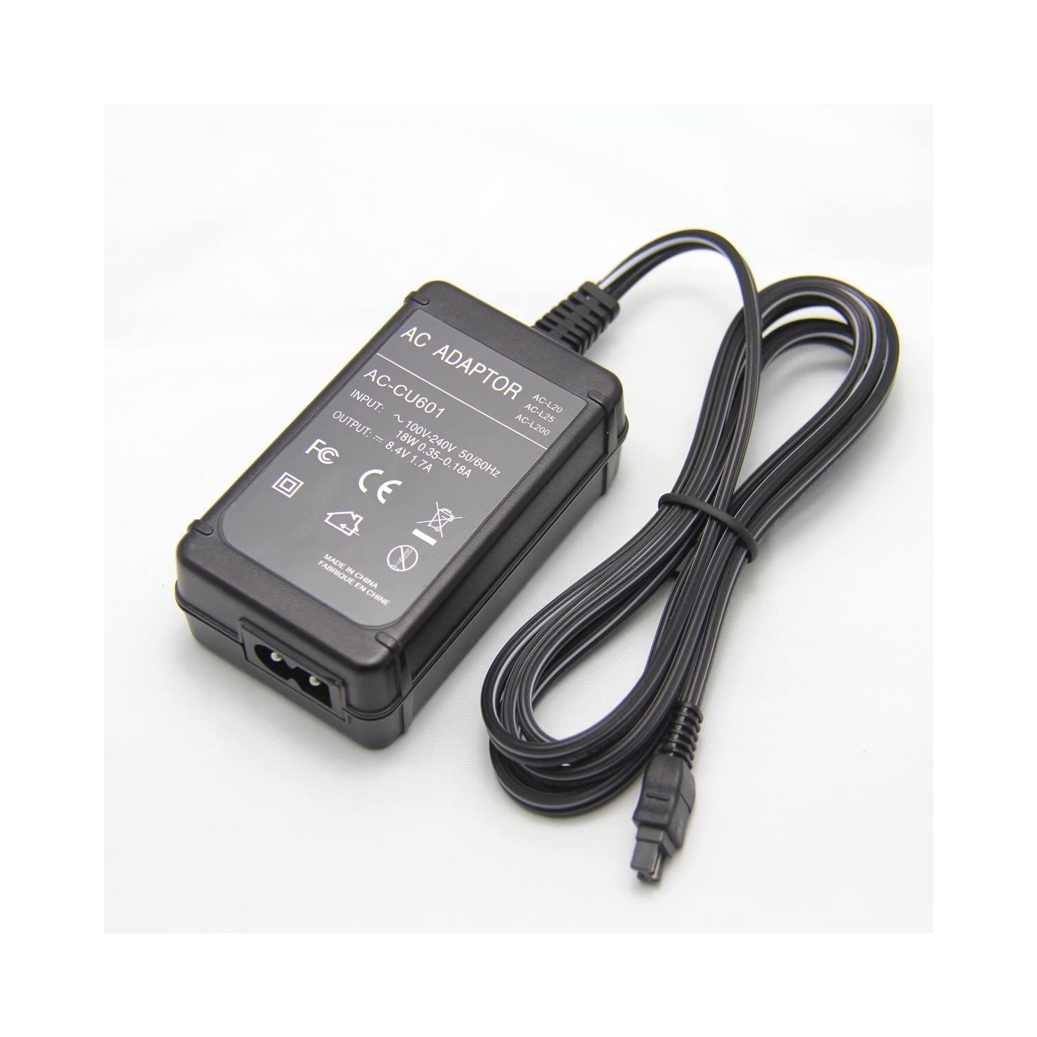 Adaptateur/chargeur c.a. de rechange AC-L200 pour remplacer AC-L200, L200C, L25, L25A, L25B, L25C pour Sony