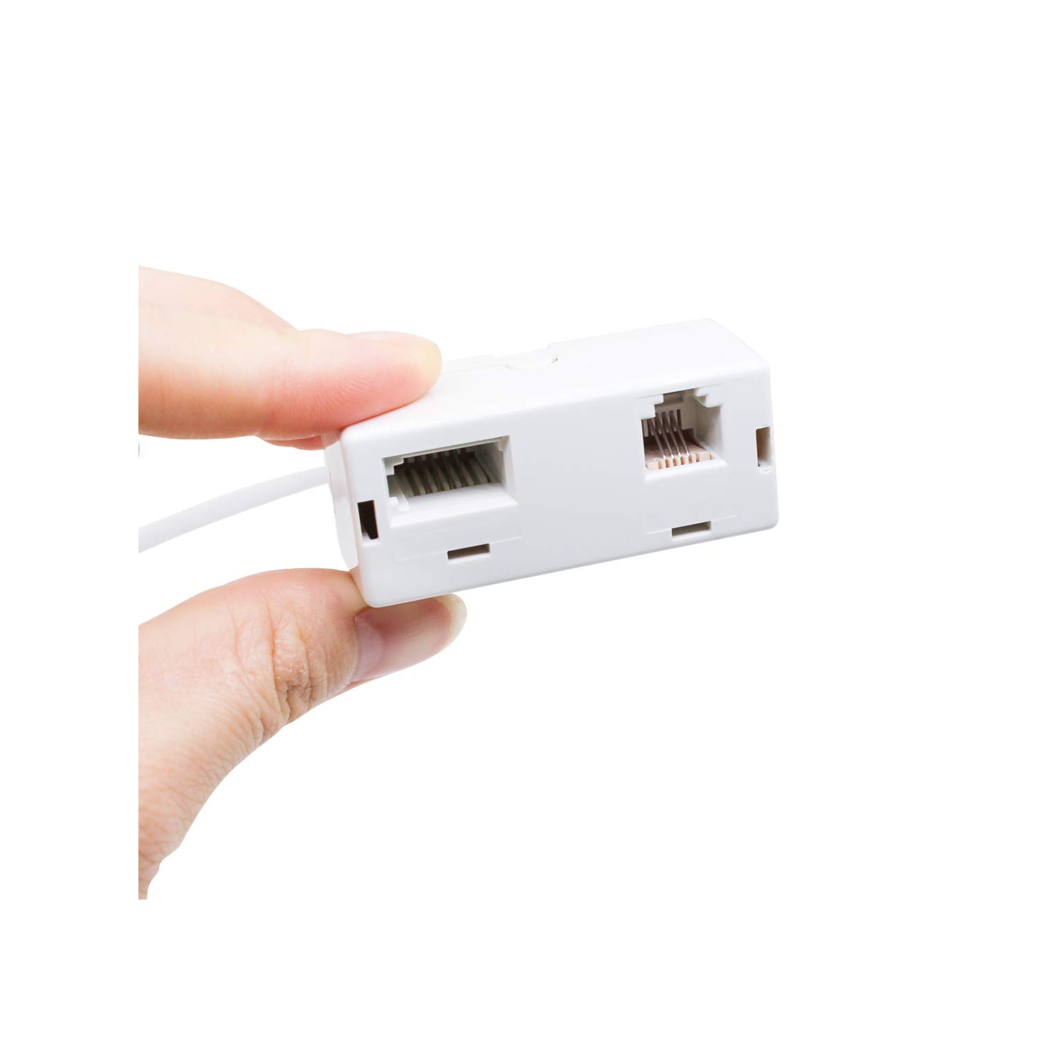 RJ45 to BT RJ11 Secondary Splitter Telephone Adapter RJ45 Plug Male TO BT RJ11 Femle Cord Separator for Converter RJ45