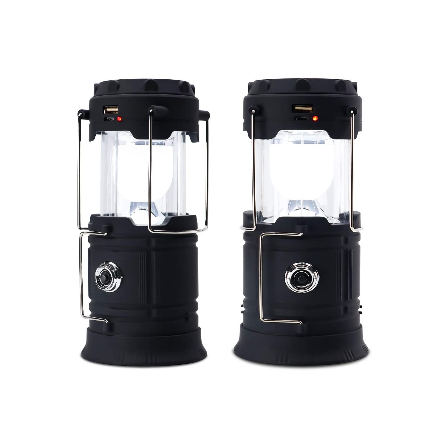 Solar Camping Light, USB Rechargeable Lantern Flashlight Outdoor SuCooper Bright Recharge Portable Light for Cam,